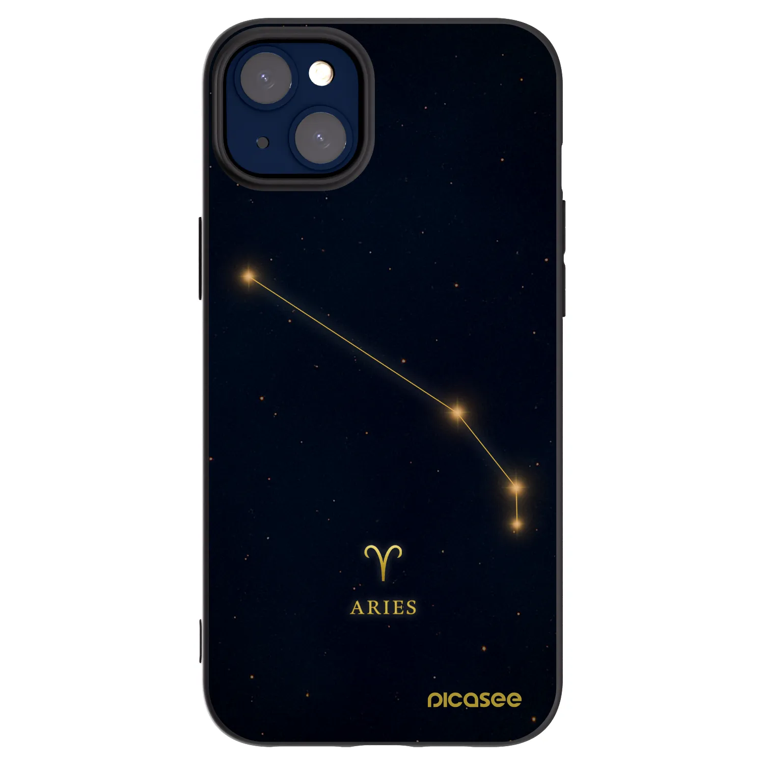 Picasee silikónový čierny obal pre Apple iPhone 14 Plus - ARIES