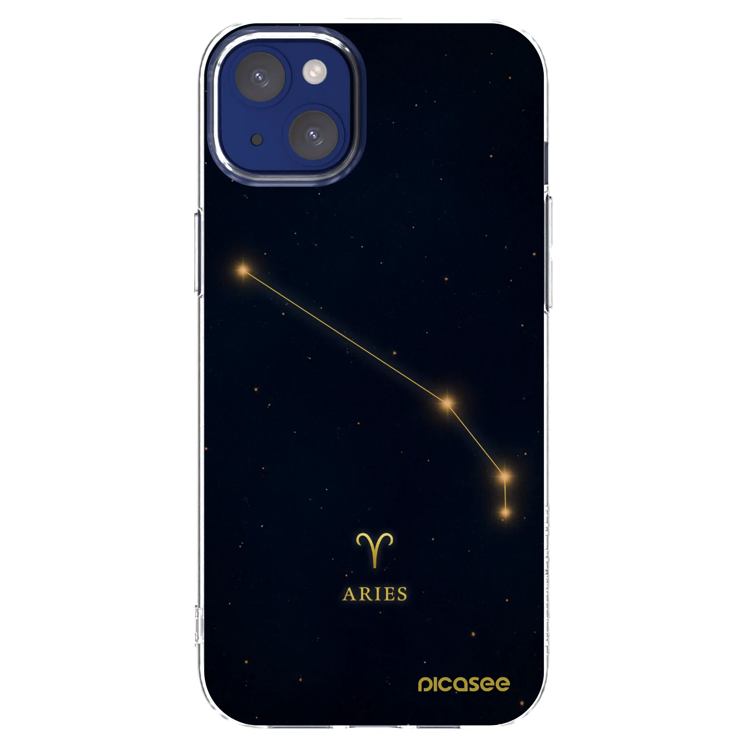 Picasee silikónový prehľadný obal pre Apple iPhone 14 Plus - ARIES