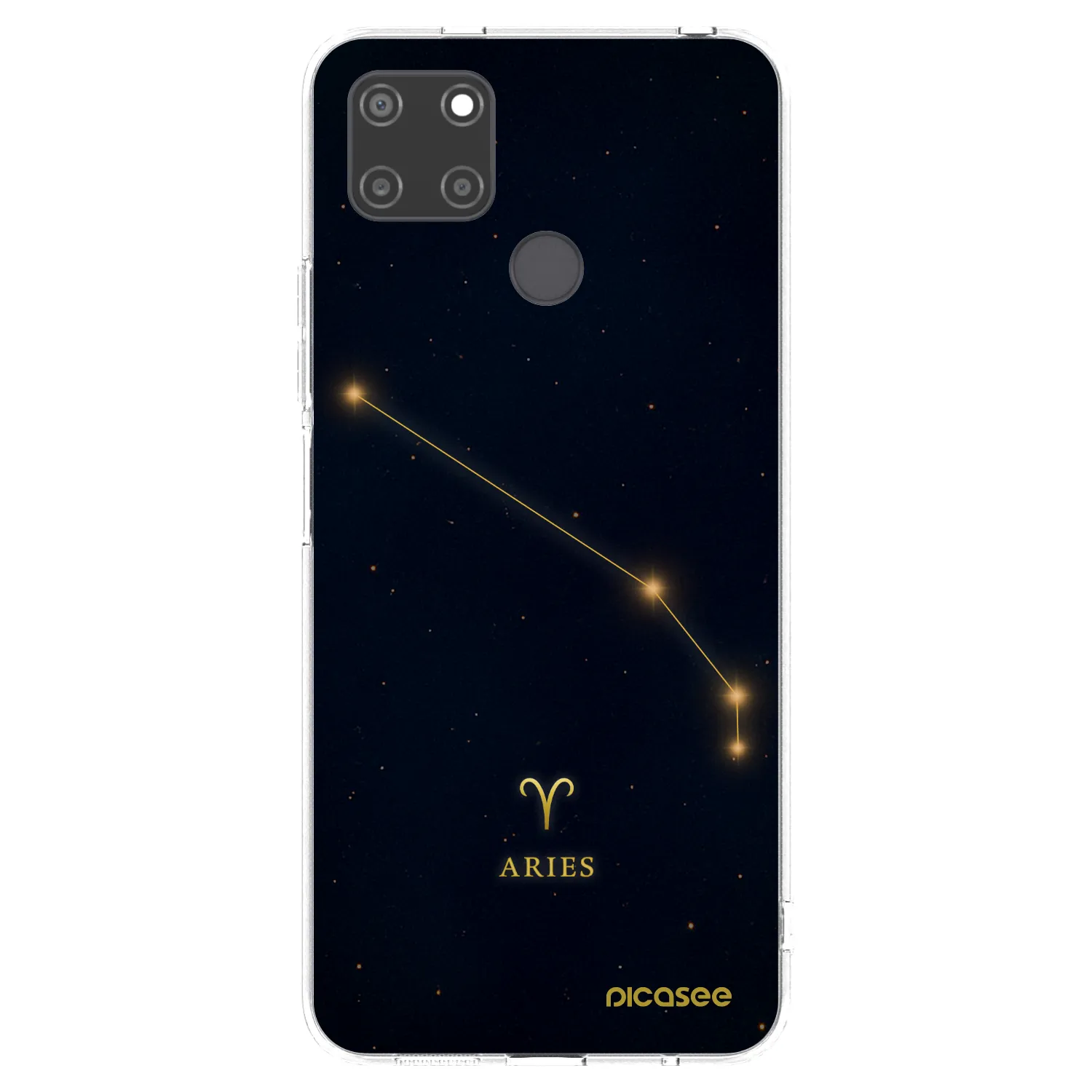 Picasee silikónový prehľadný obal pre Realme C21Y - ARIES