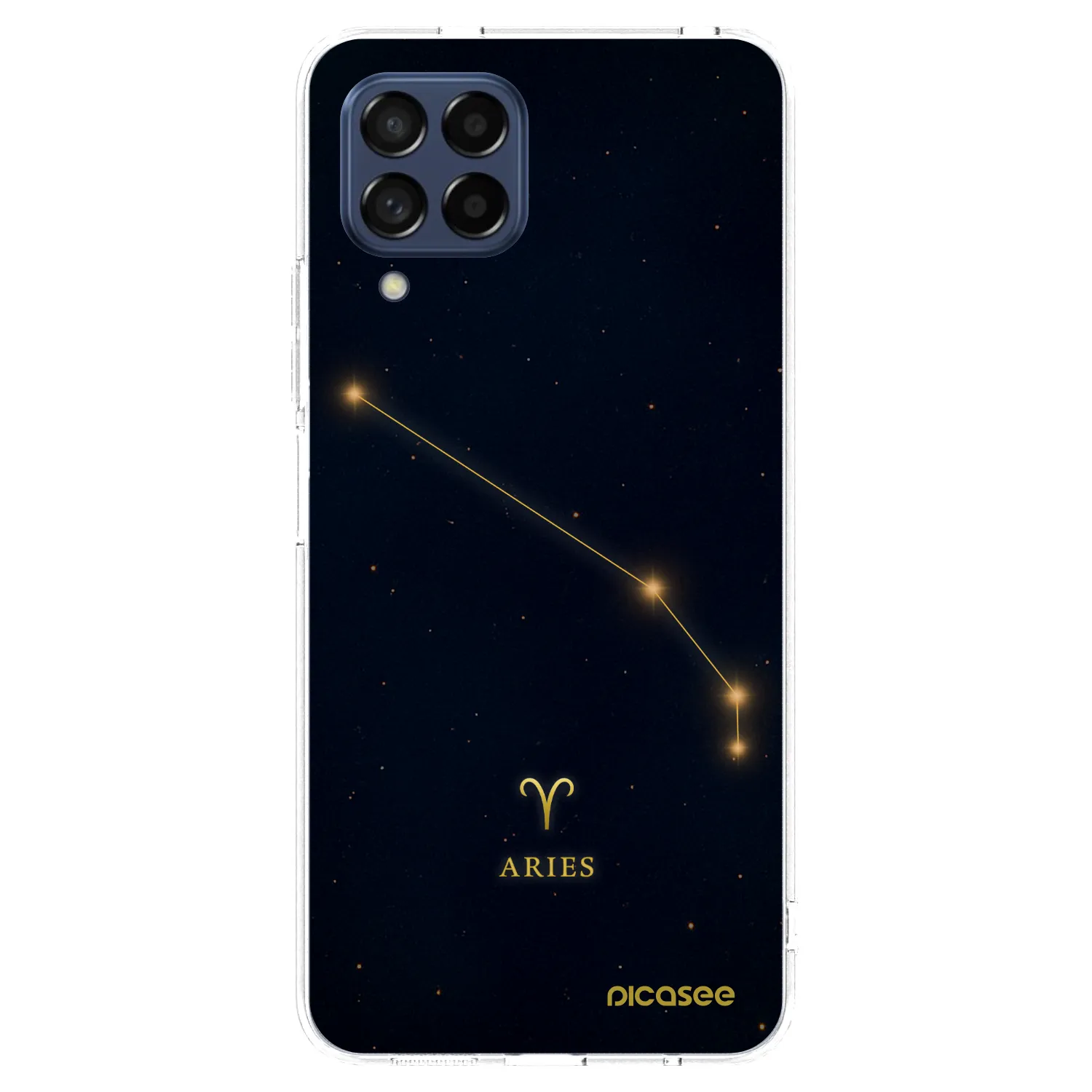 Picasee silikónový prehľadný obal pre Samsung Galaxy M53 5G - ARIES