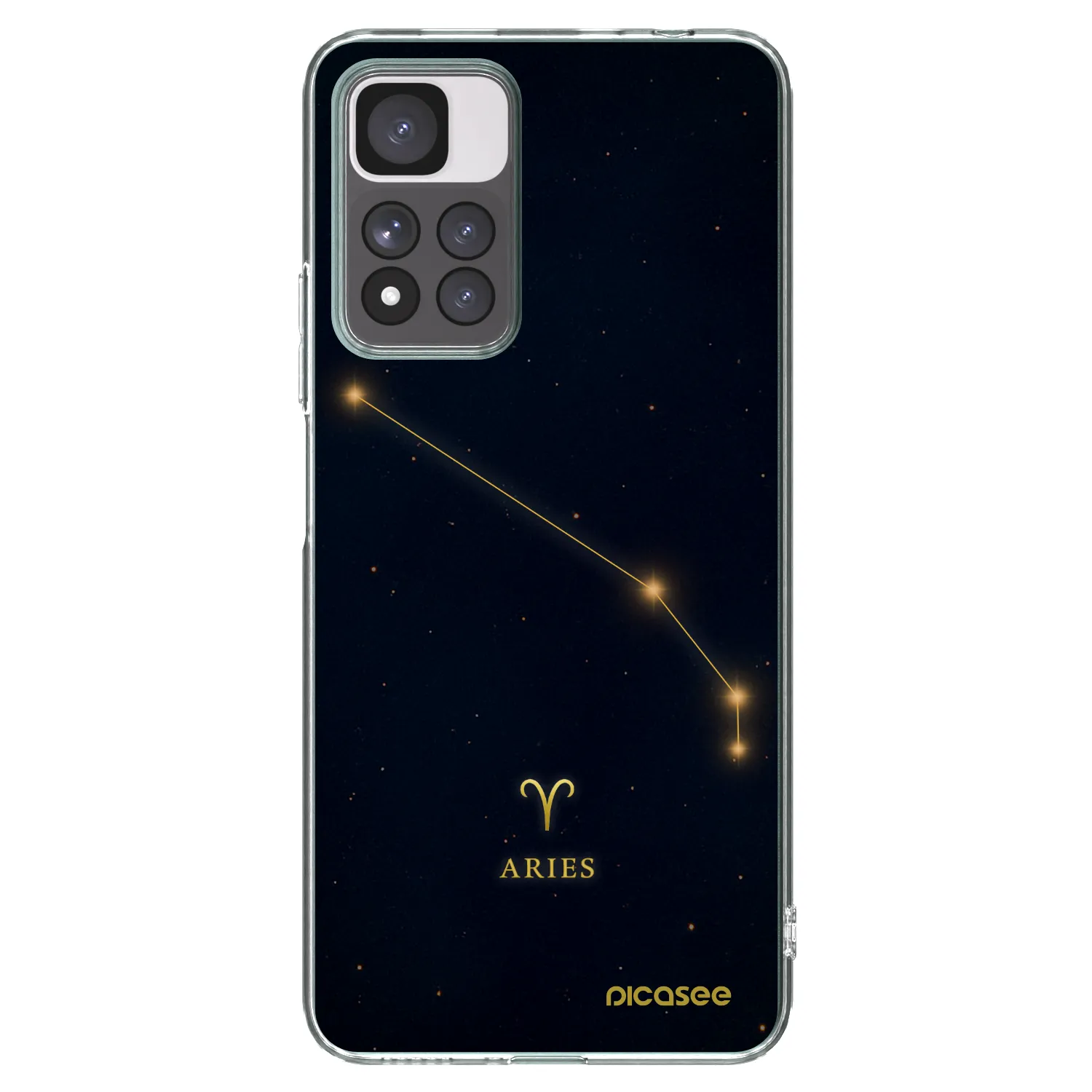 Picasee silikónový prehľadný obal pre Xiaomi Redmi Note 11 Pro+ 5G - ARIES