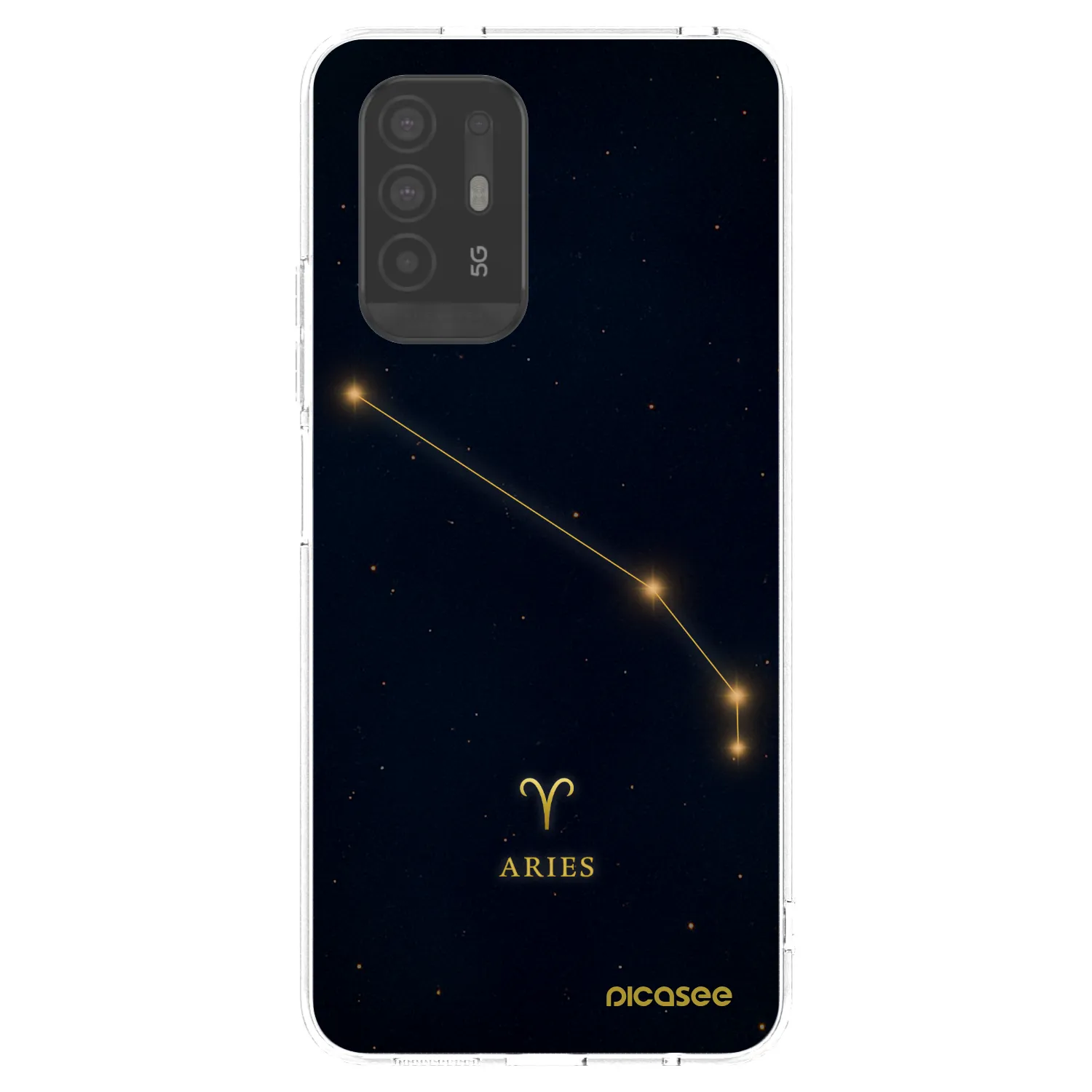 Picasee silikónový prehľadný obal pre OPPO A94 5G - ARIES