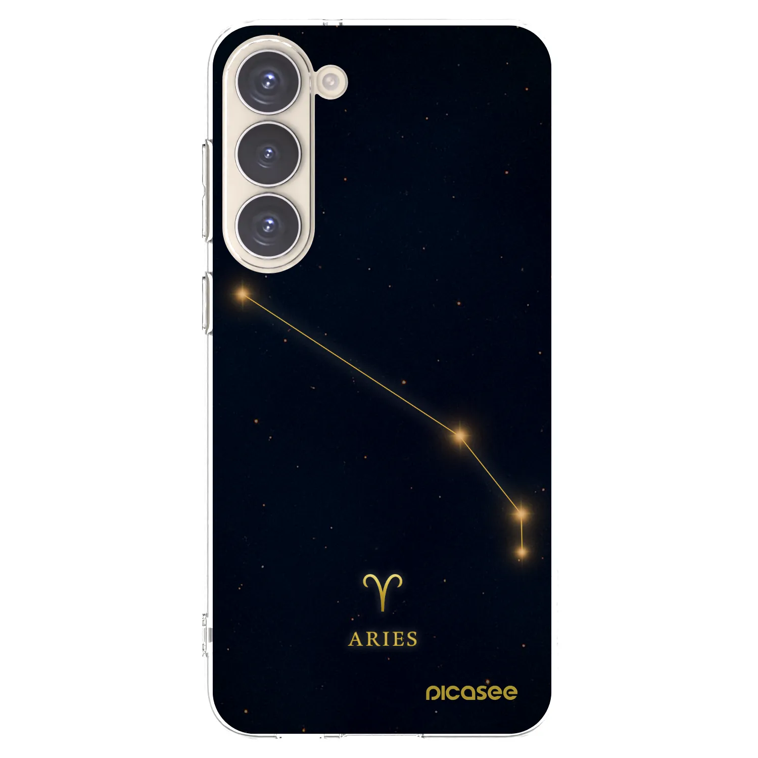 Picasee silikónový prehľadný obal pre Samsung Galaxy S23+ 5G - ARIES