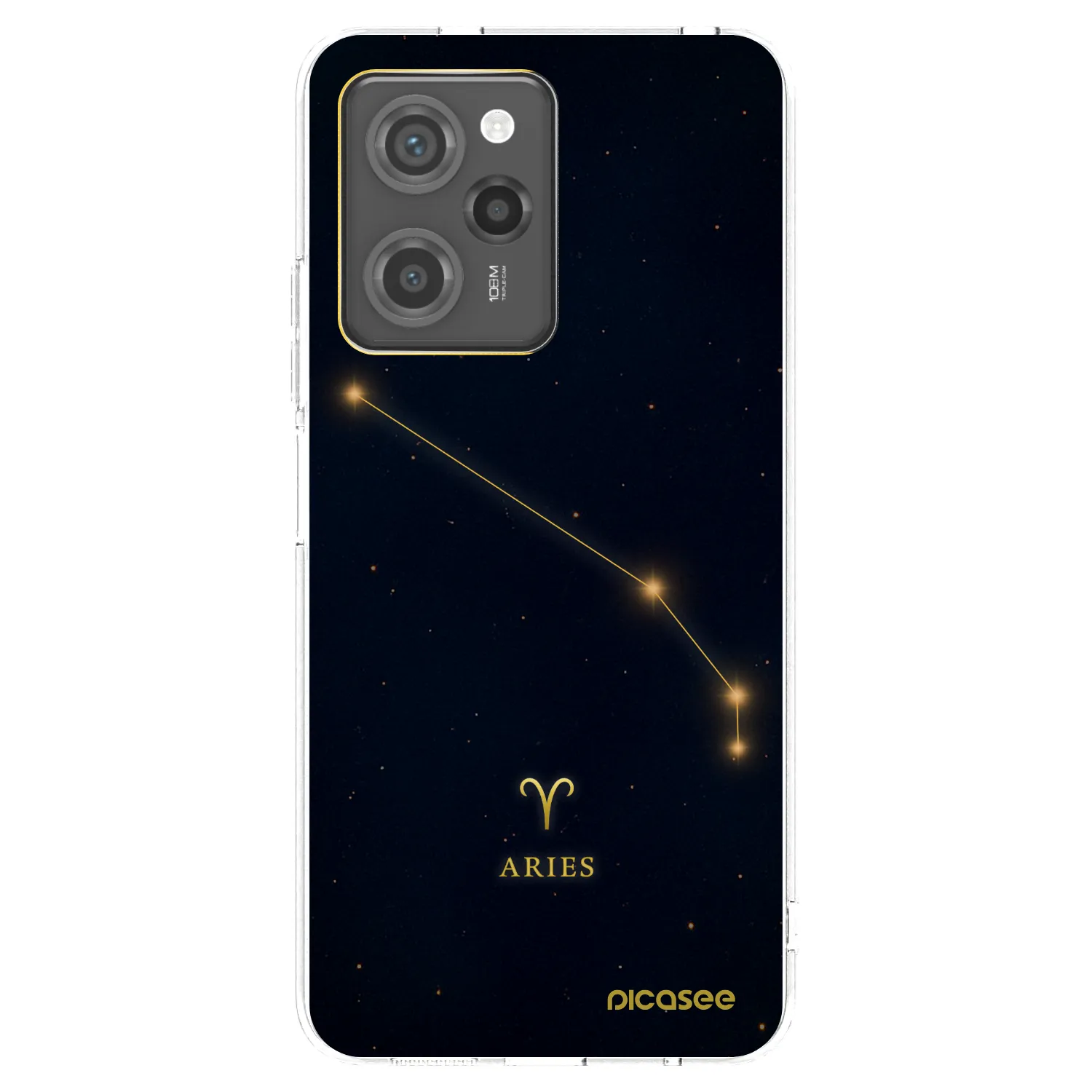 Picasee silikónový čierny obal pre Xiaomi Poco X5 Pro - ARIES