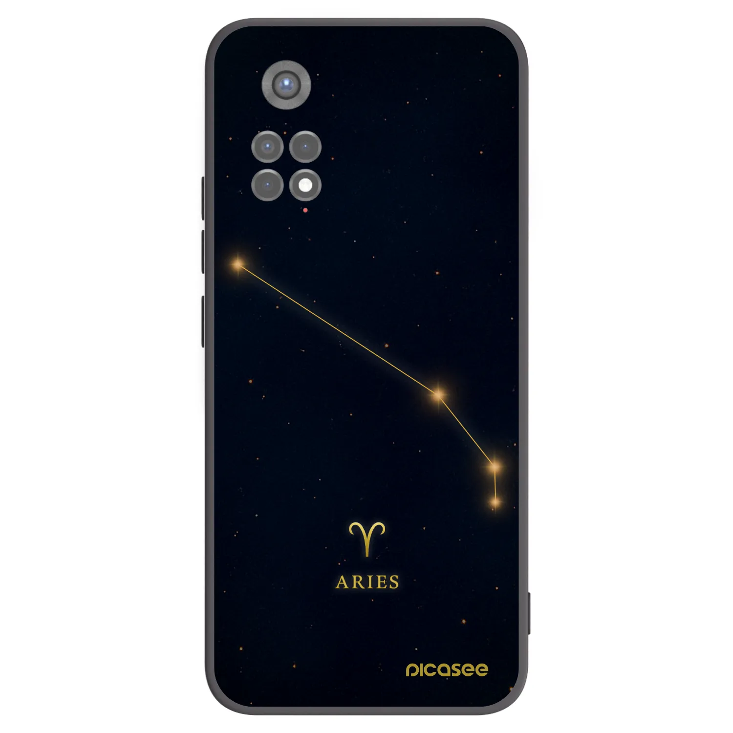 Picasee silikónový čierny obal pre Xiaomi Redmi Note 11S 5G - ARIES