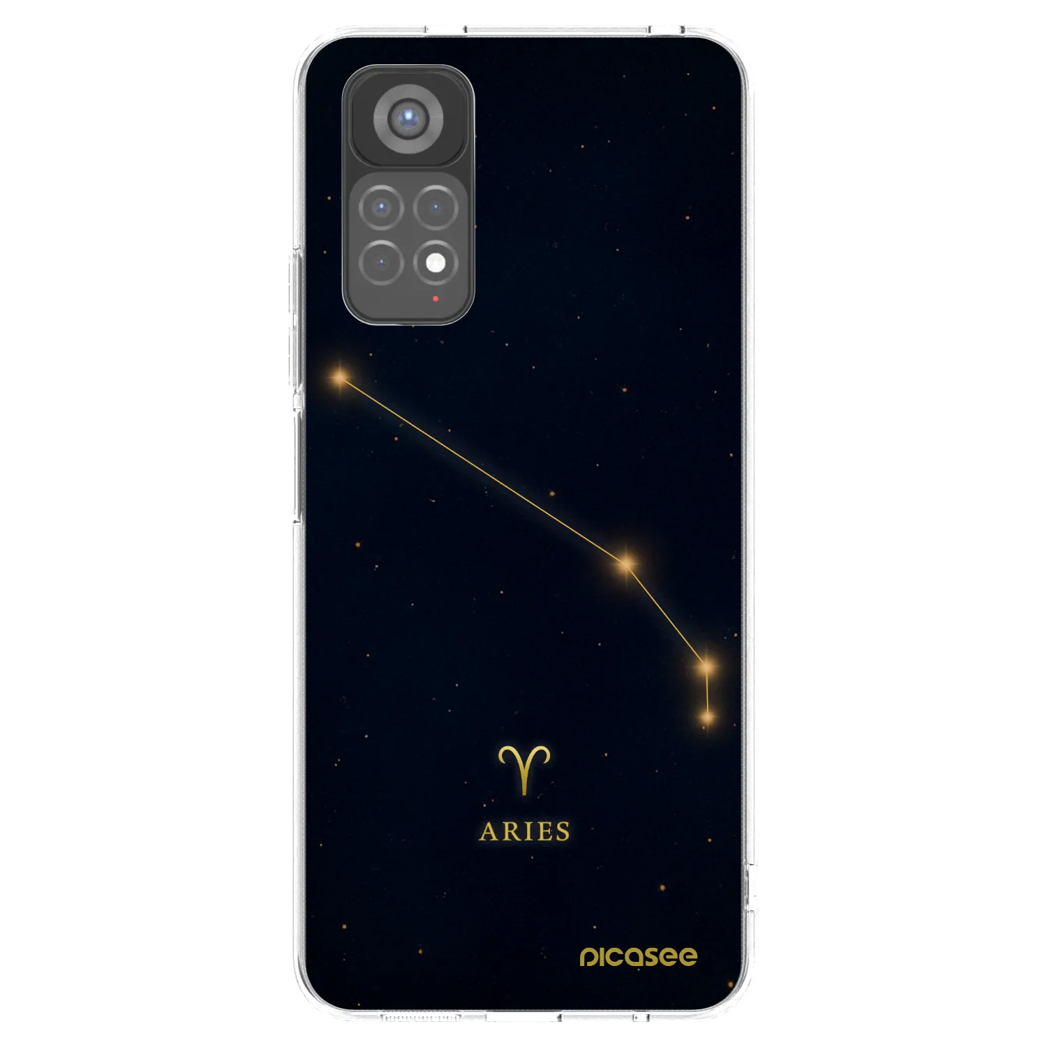 Picasee silikónový prehľadný obal pre Xiaomi Redmi Note 11S 5G - ARIES