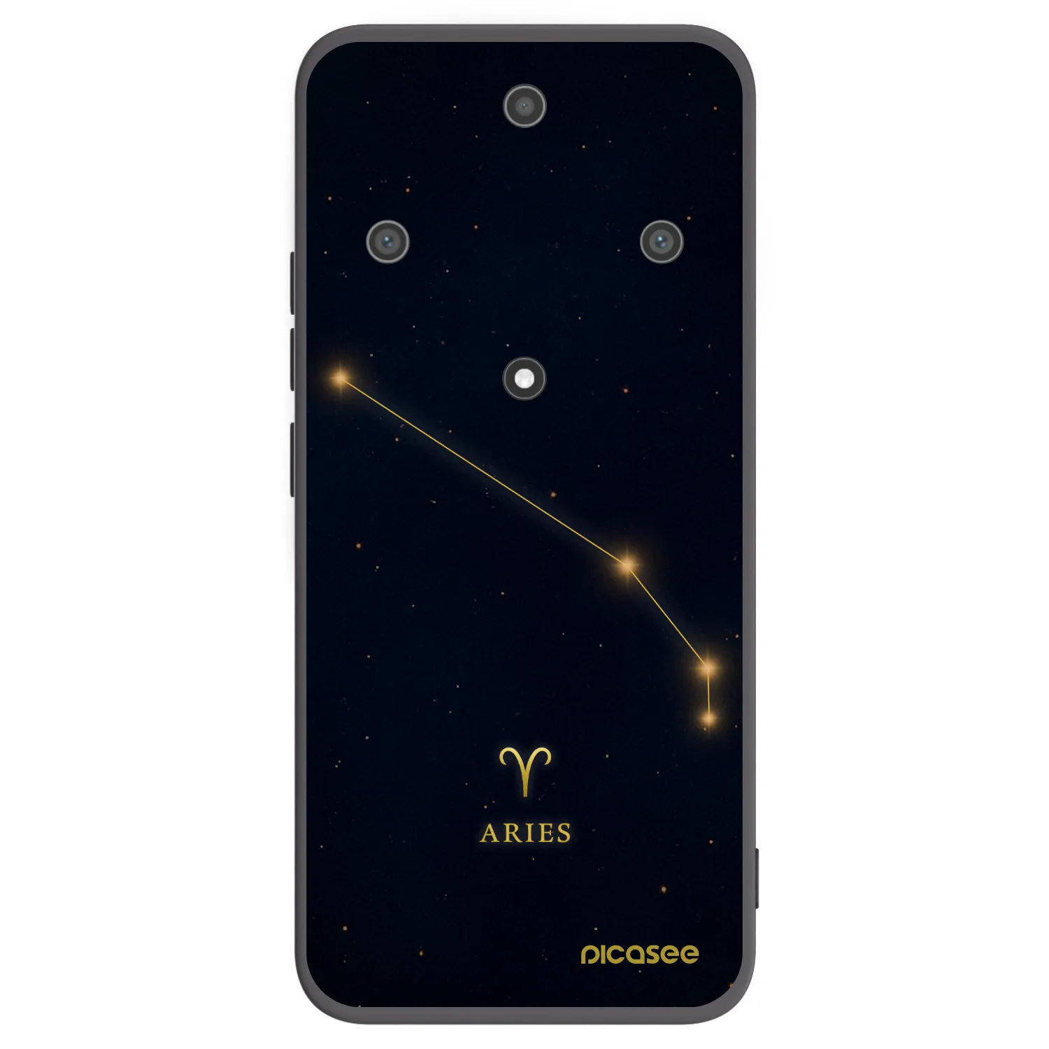 Picasee silikónový čierny obal pre Honor Magic5 Lite 5G - ARIES