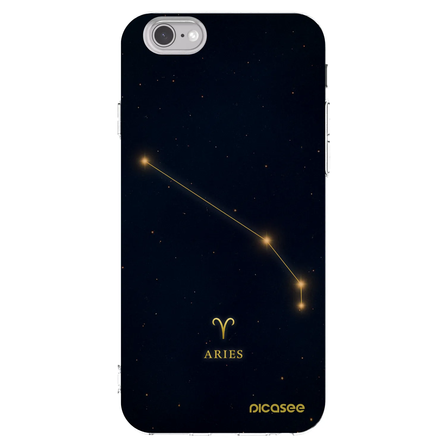 Picasee silikónový prehľadný obal pre Apple iPhone 6/6S - ARIES