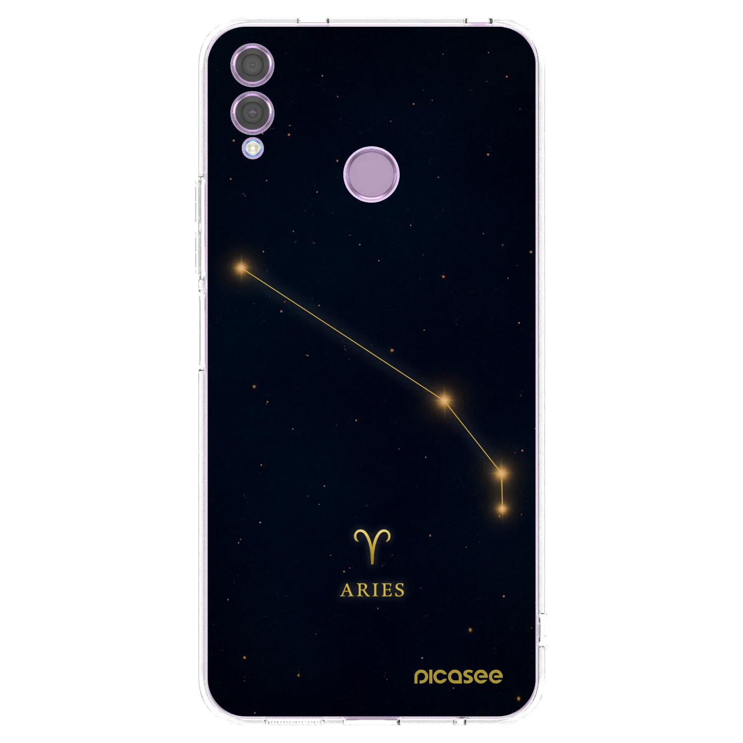 Picasee silikónový prehľadný obal pre Honor 8X - ARIES