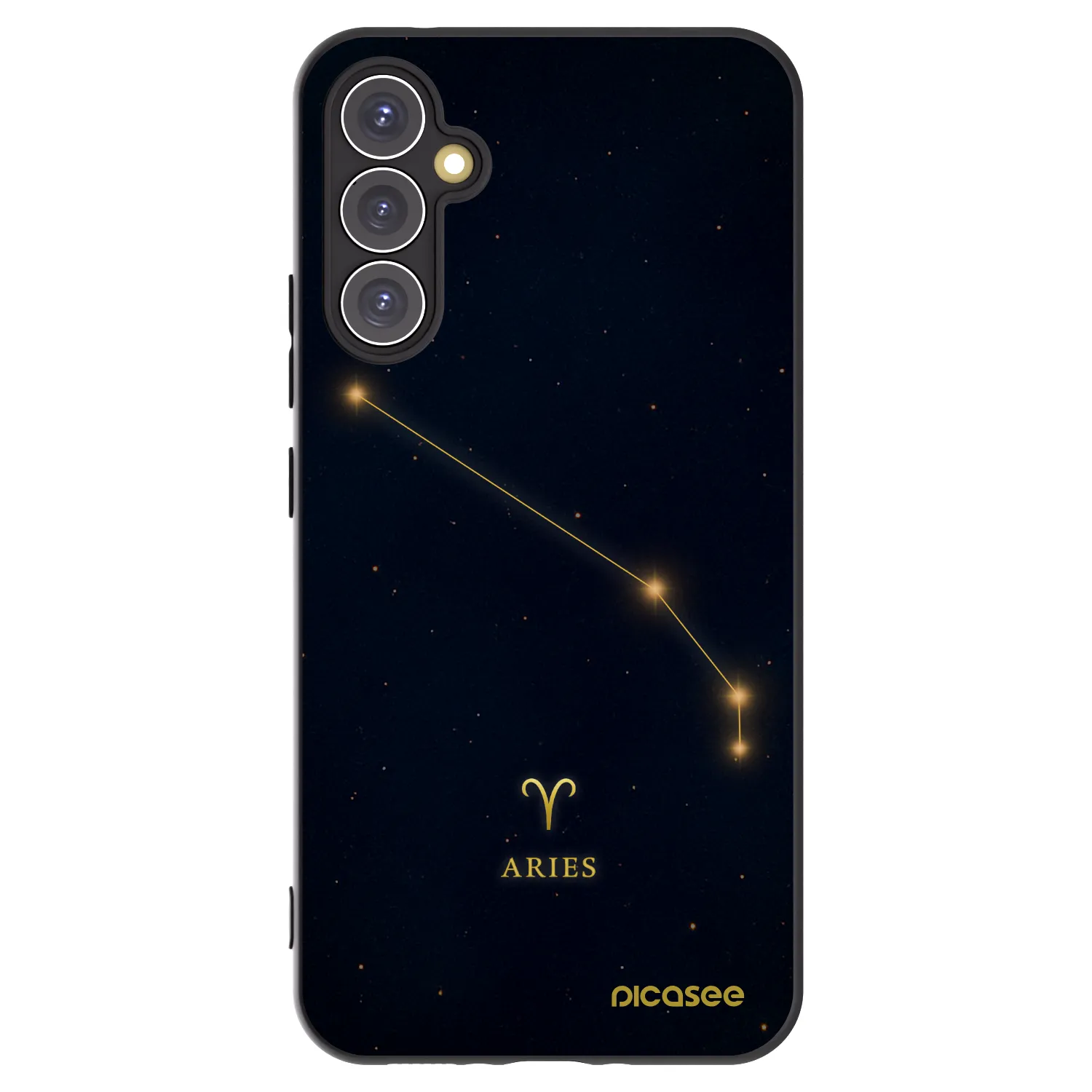 Picasee silikónový čierny obal pre Samsung Galaxy A34 5G A346B - ARIES