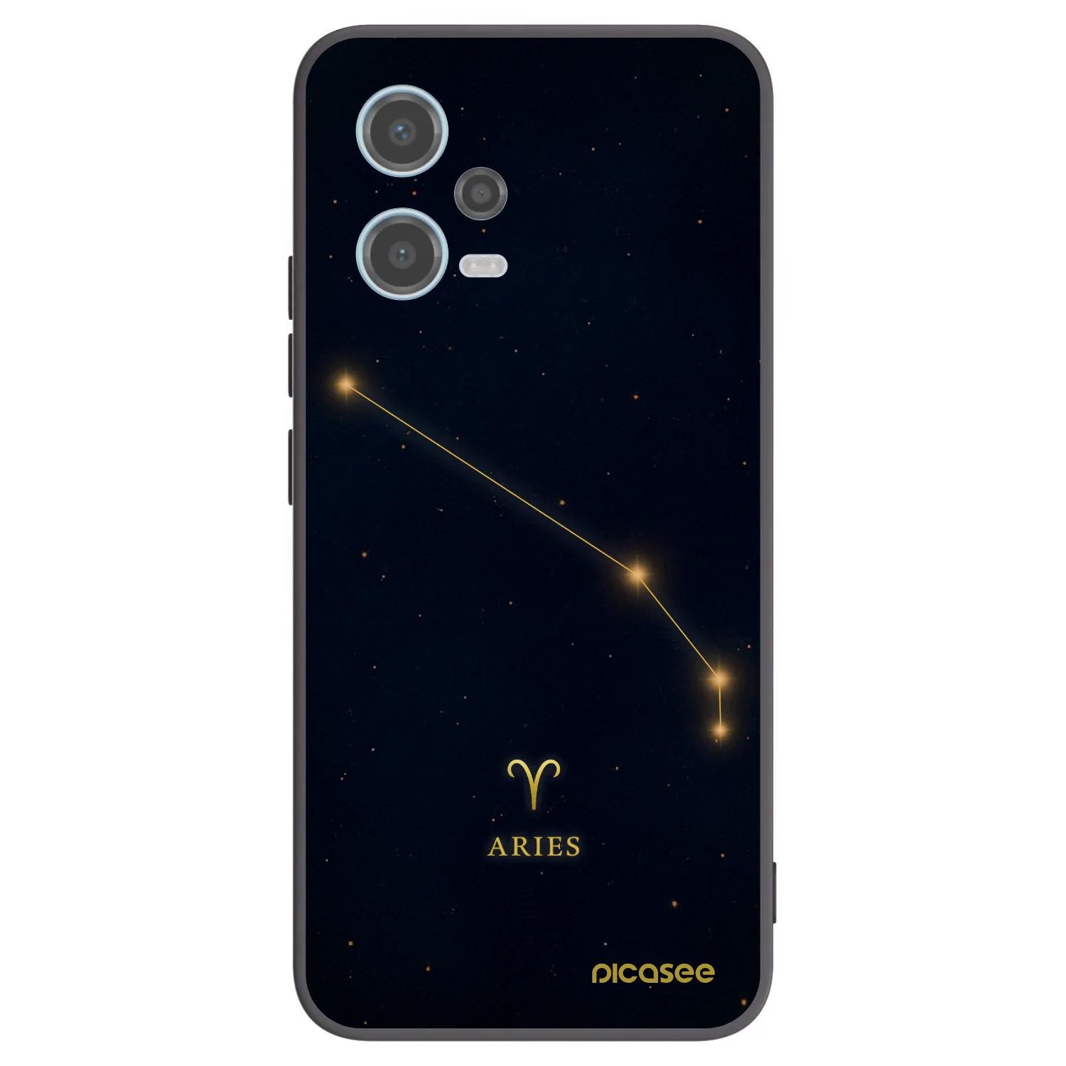 Picasee silikónový čierny obal pre Xiaomi Redmi Note 12 5G - ARIES