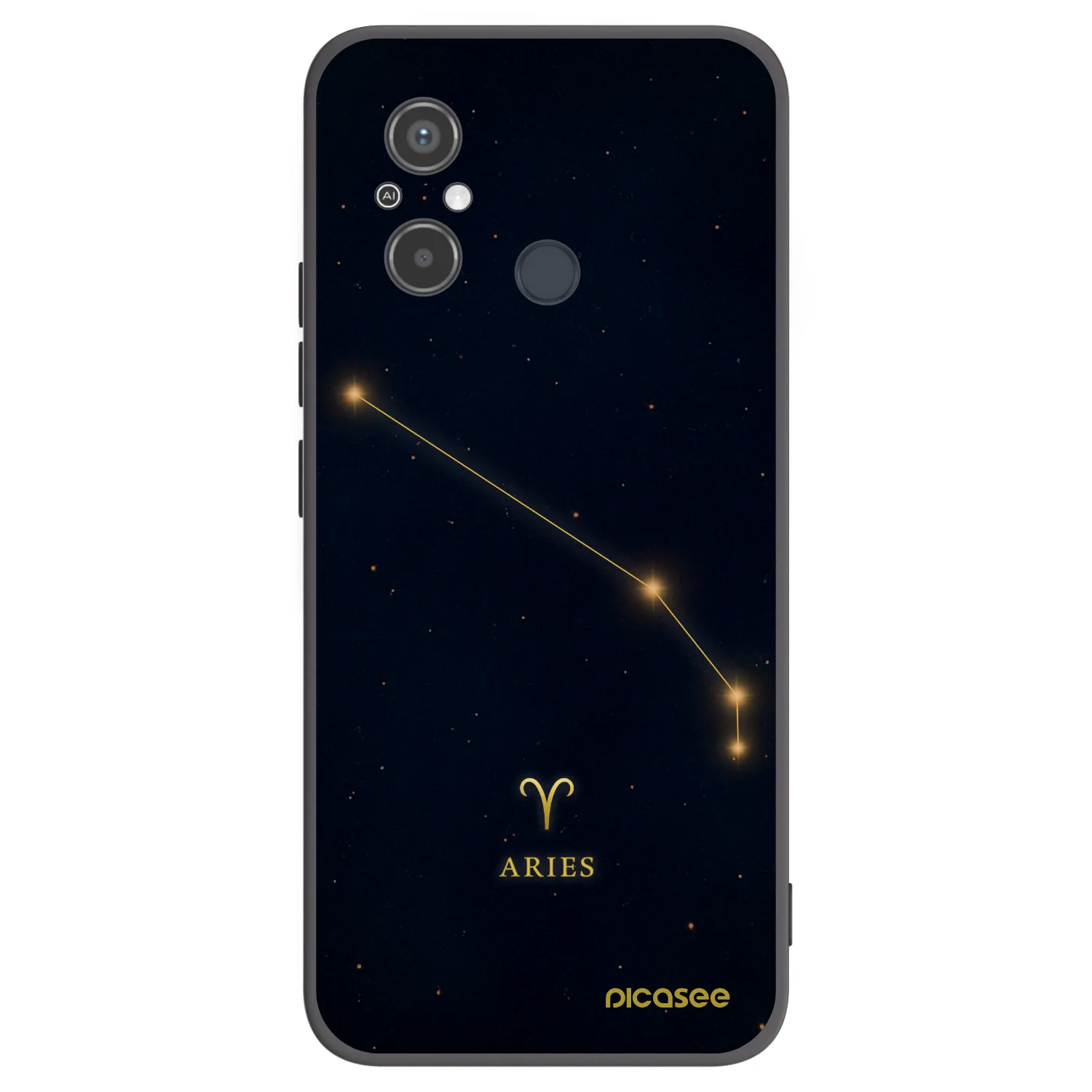 Picasee silikónový čierny obal pre Xiaomi Redmi 12C - ARIES