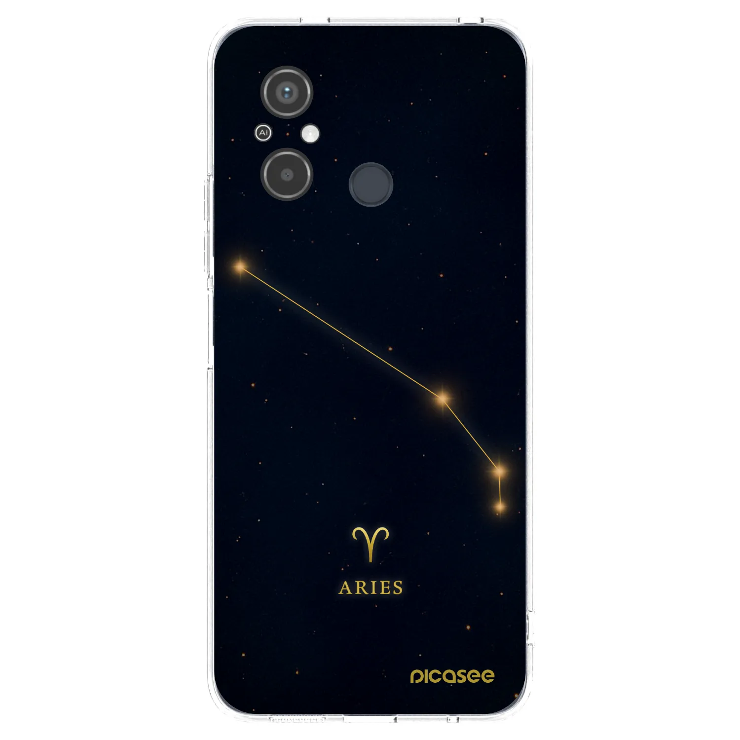 Picasee silikónový prehľadný obal pre Xiaomi Redmi 12C - ARIES