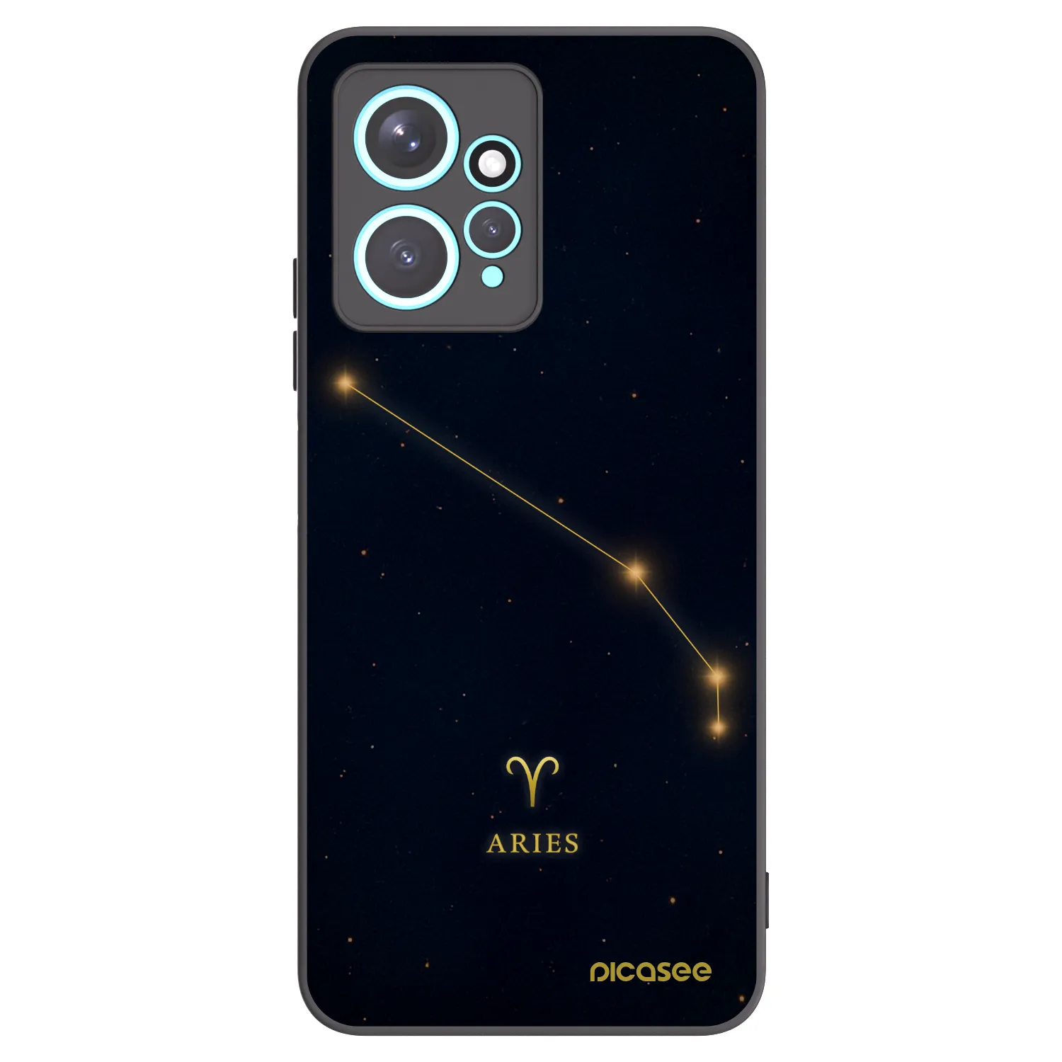 Picasee silikónový čierny obal pre Xiaomi Redmi Note 12 4G - ARIES