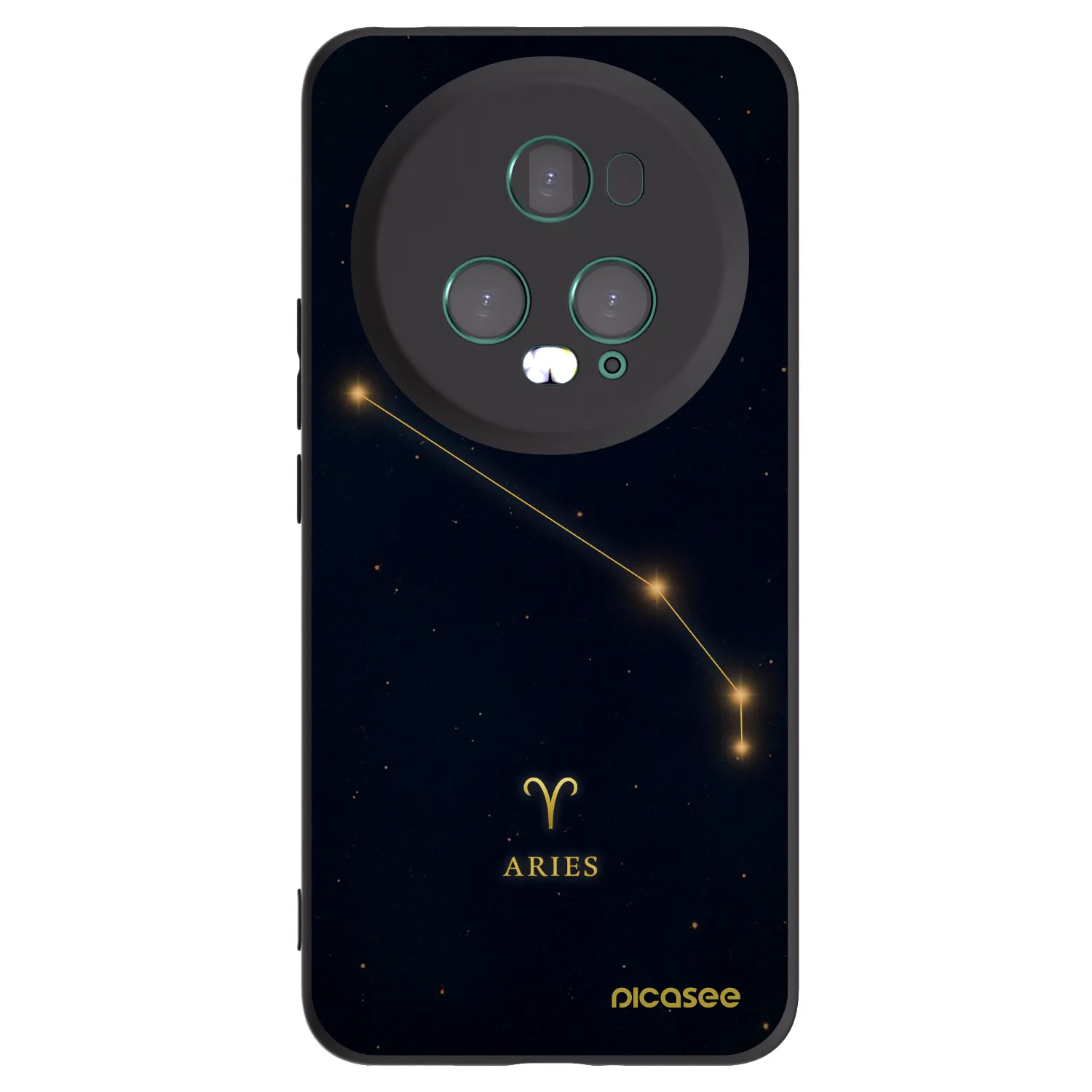 Picasee silikónový čierny obal pre Honor Magic5 Pro - ARIES