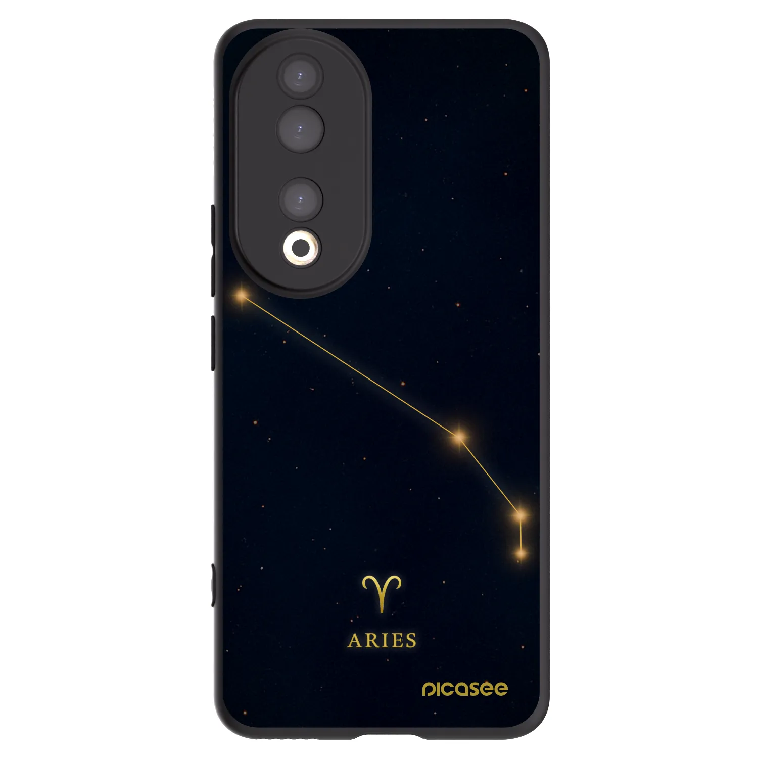 Picasee silikónový čierny obal pre Honor 90 5G - ARIES