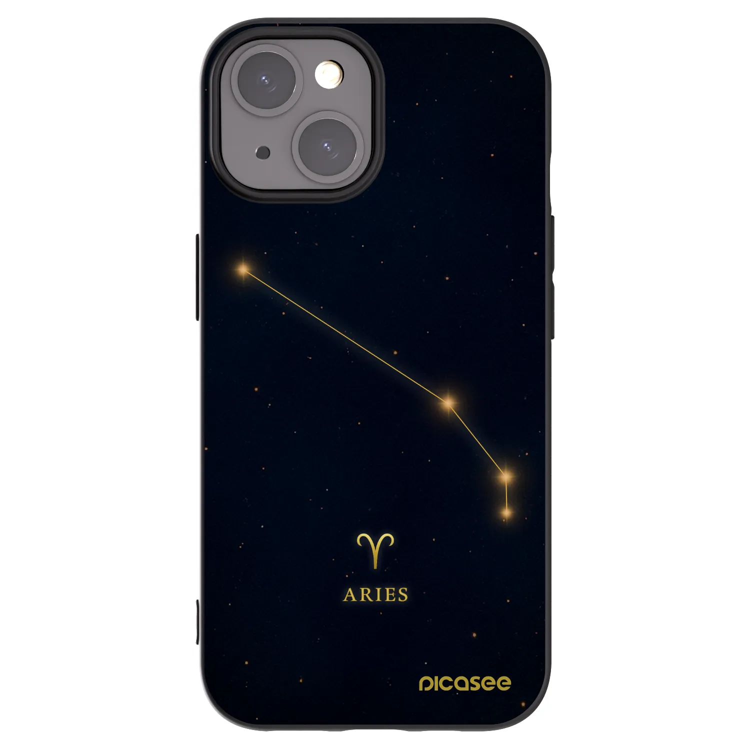 Silikónový čierny obal pre Apple iPhone 15 - ARIES