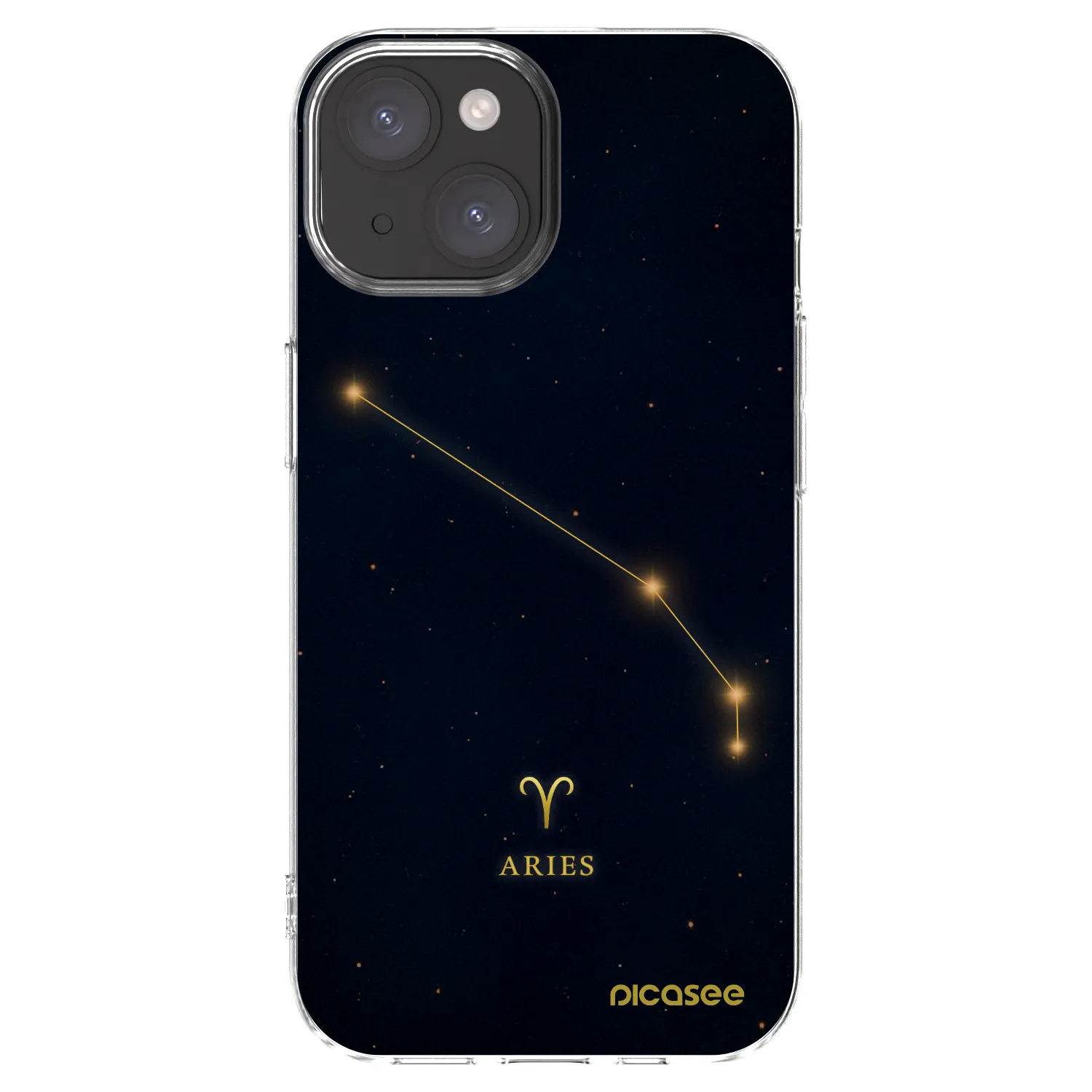 Silikónový prehľadný obal pre Apple iPhone 15 - ARIES