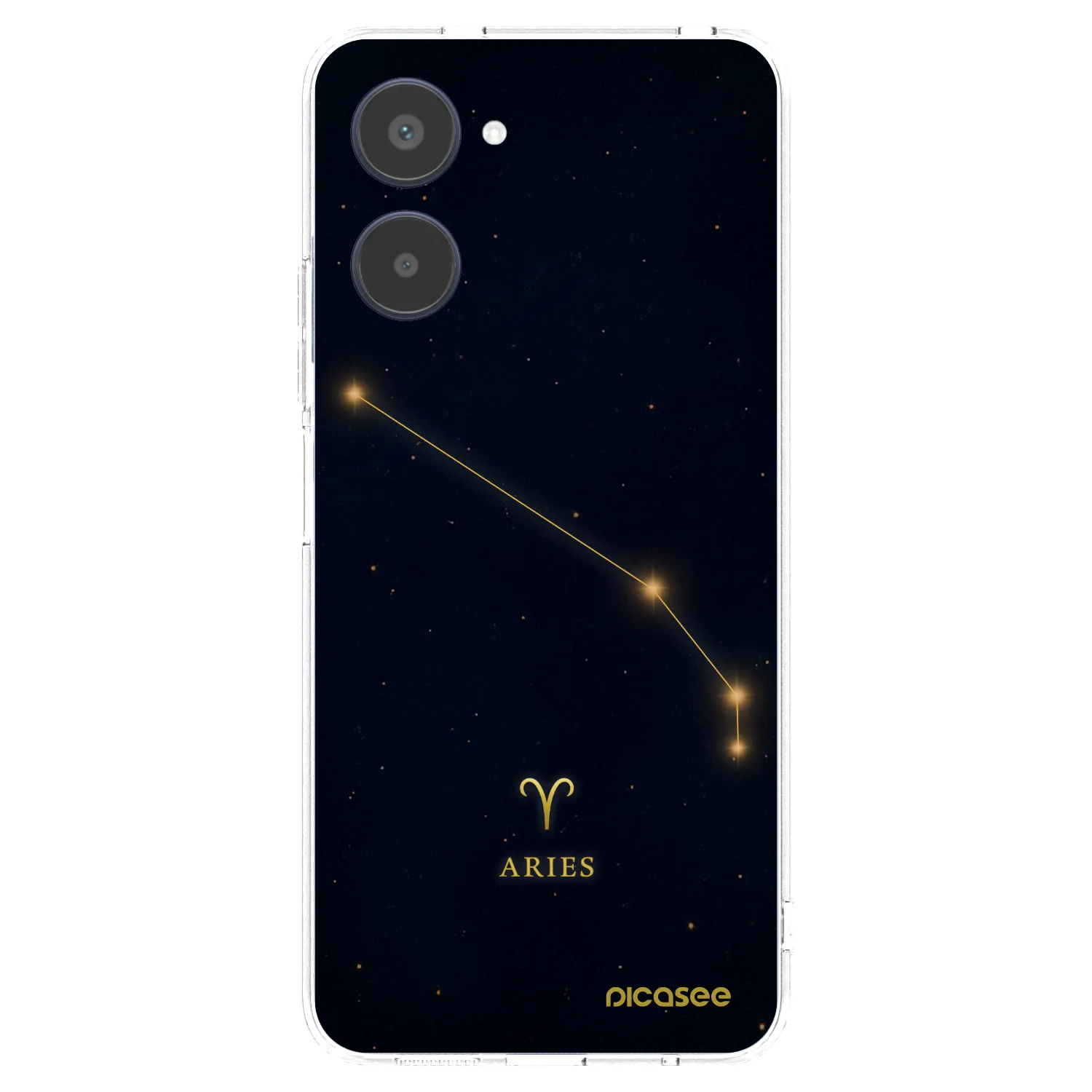 Picasee silikónový prehľadný obal pre Realme 10 4G - ARIES