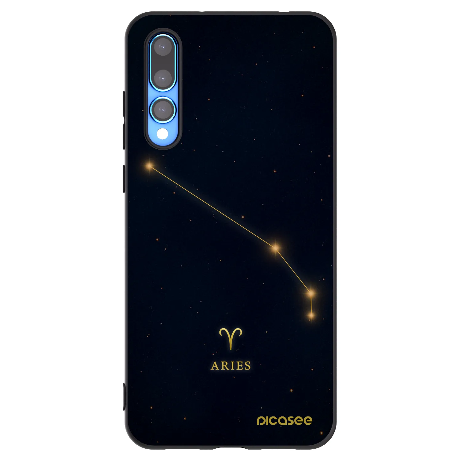 Picasee silikónový čierny obal pre Huawei P20 Pro - ARIES