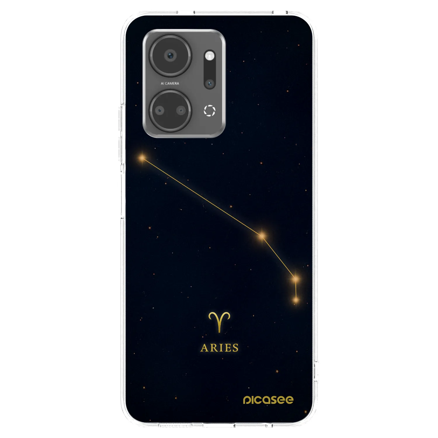 Picasee silikónový prehľadný obal pre Honor X7a - ARIES