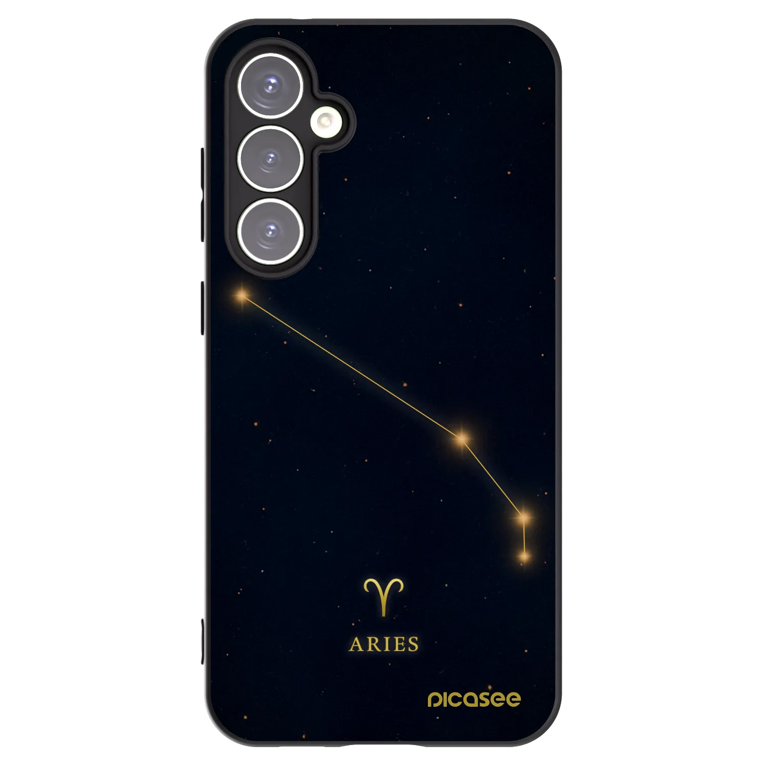 Picasee silikónový čierny obal pre Samsung Galaxy S23 FE S711B - ARIES