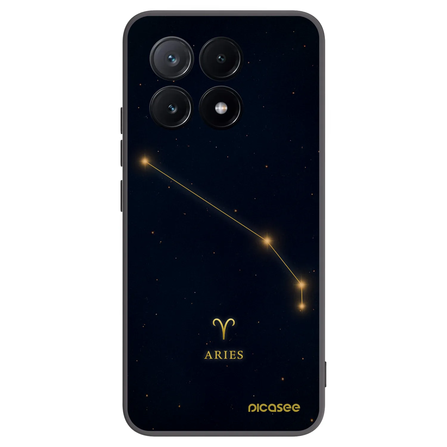 Picasee silikónový čierny obal pre Xiaomi Poco X6 Pro - ARIES