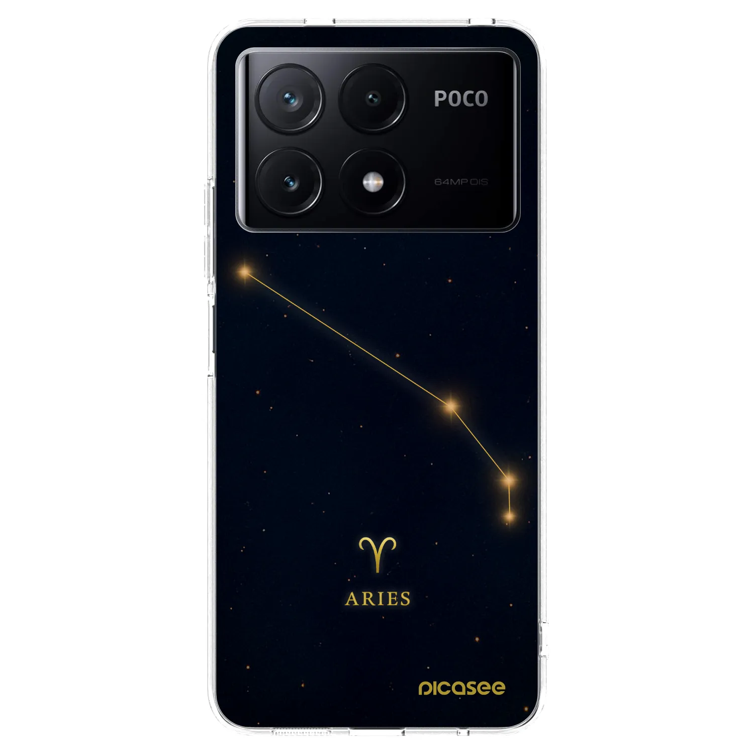 Picasee silikónový prehľadný obal pre Xiaomi Poco X6 Pro - ARIES