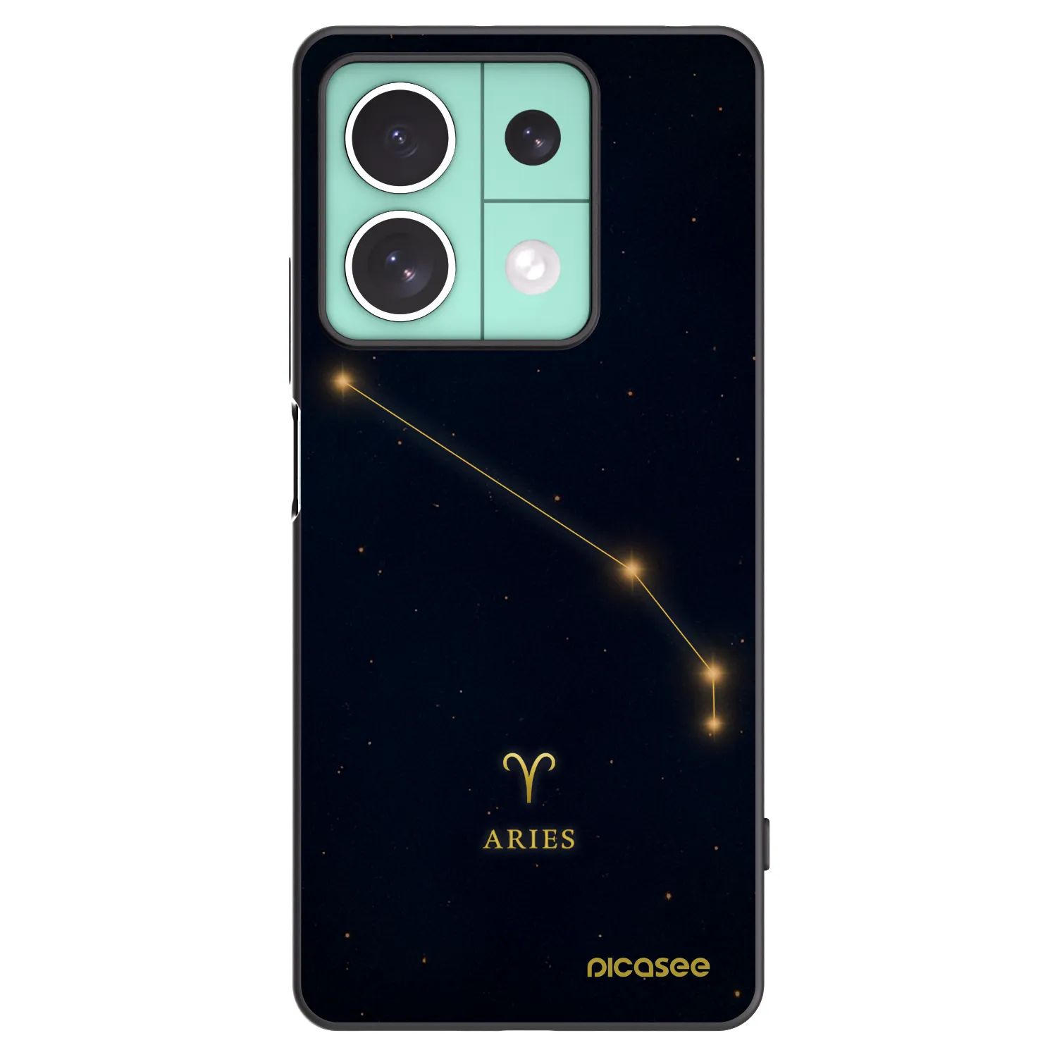 Picasee silikónový čierny obal pre Xiaomi Redmi Note 13 5G - ARIES