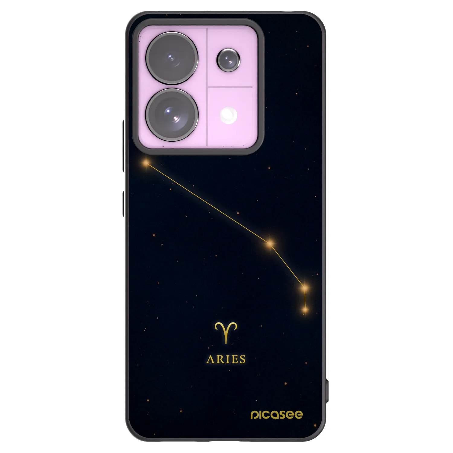 Picasee silikónový čierny obal pre Xiaomi Redmi Note 13 Pro 5G - ARIES