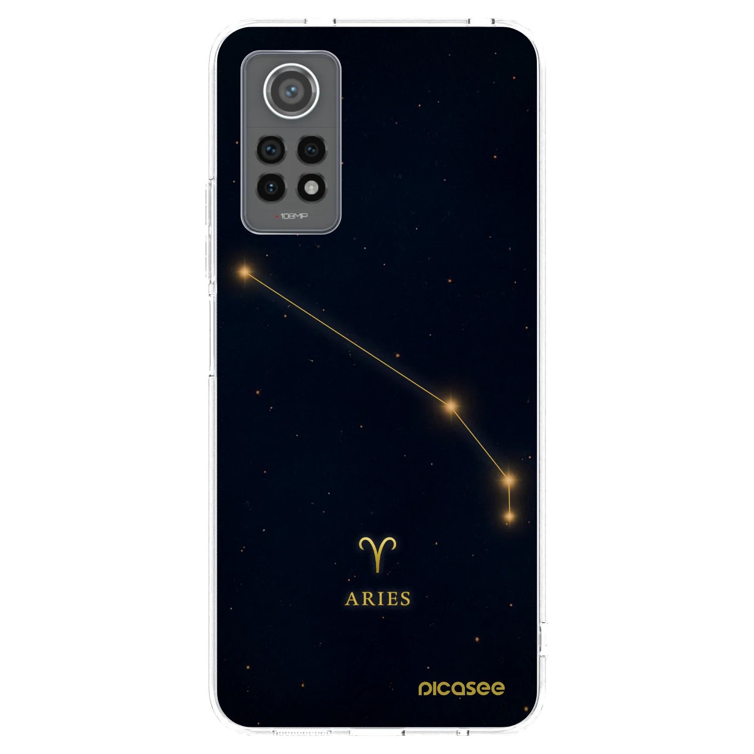 Picasee silikónový prehľadný obal pre Xiaomi Redmi Note 12 Pro 4G - ARIES