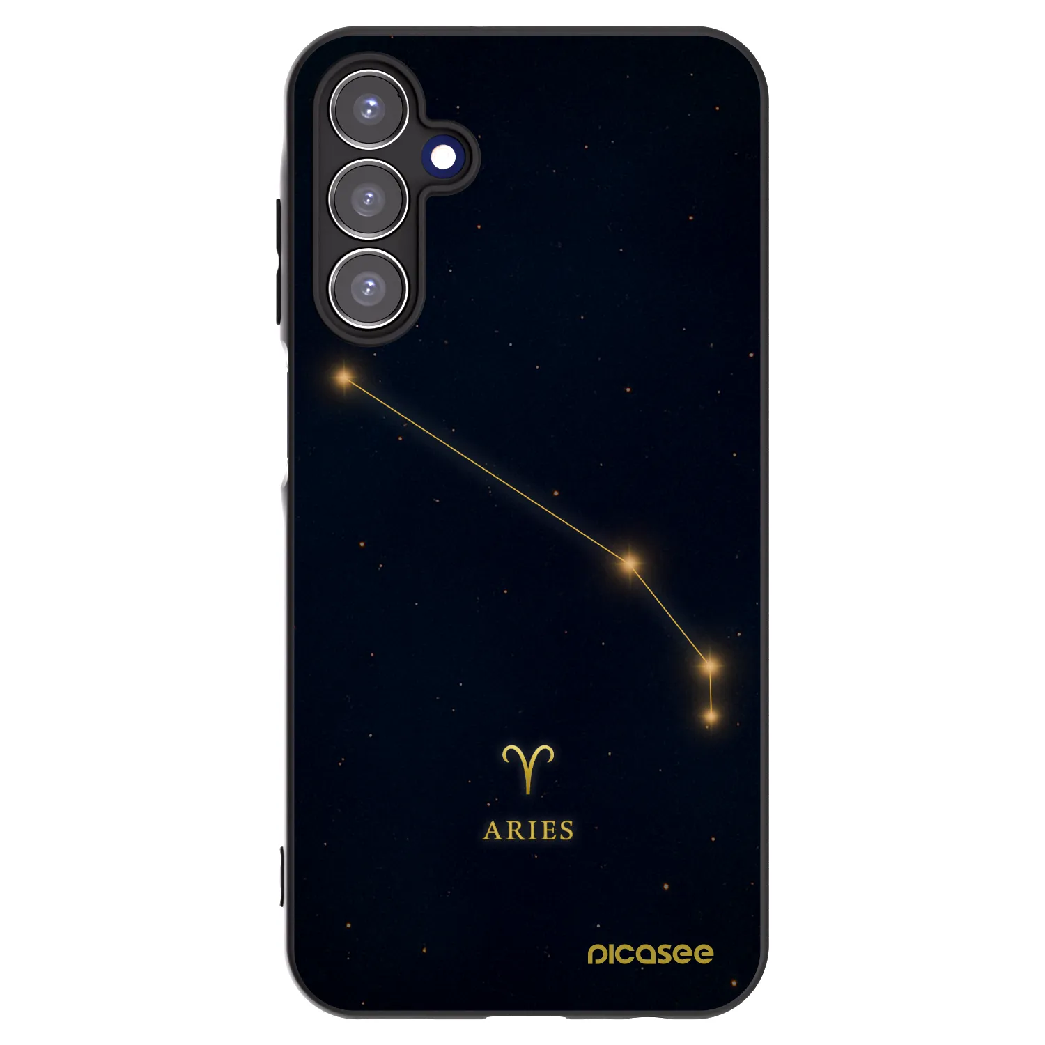 Picasee silikónový čierny obal pre Samsung Galaxy A15 A155F 4G - ARIES