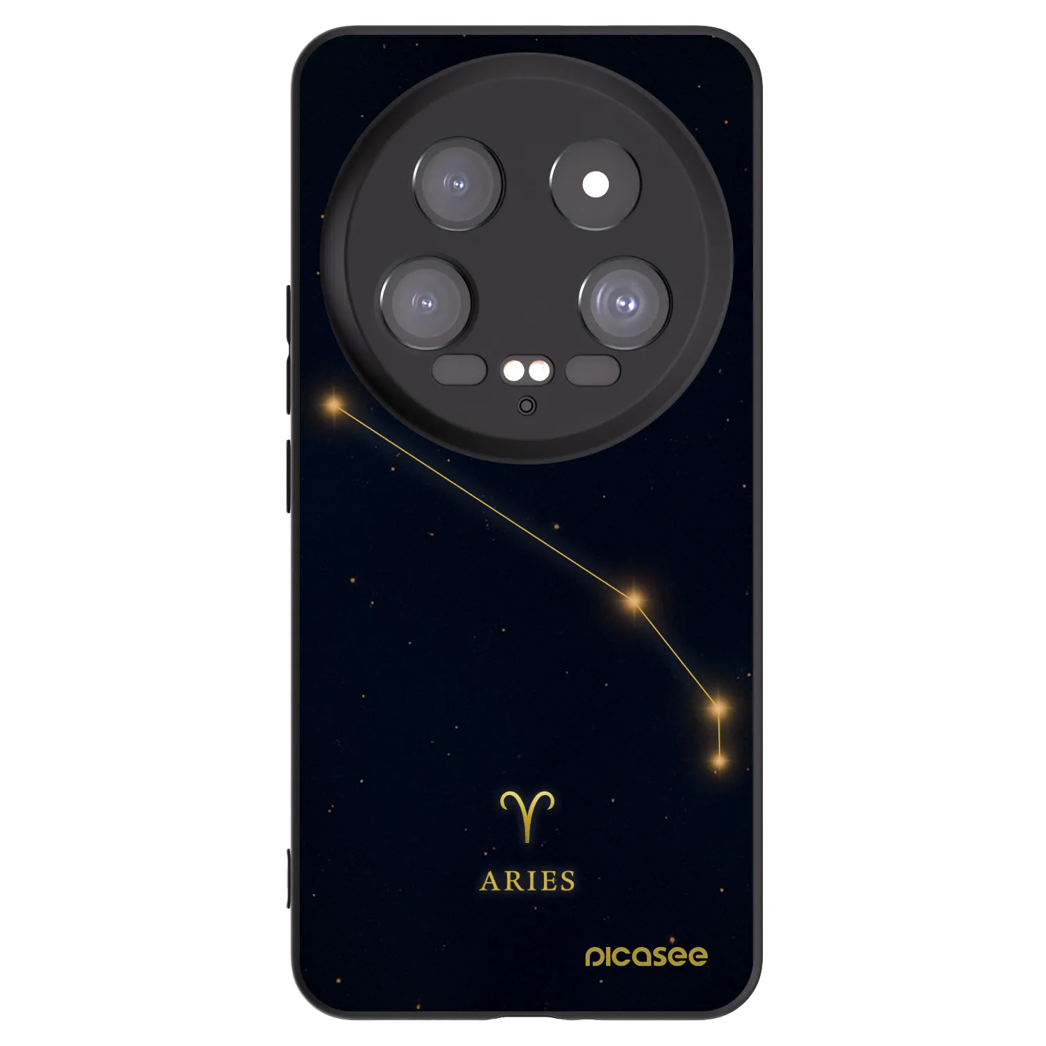 Picasee silikónový čierny obal pre Xiaomi 14 Ultra - ARIES