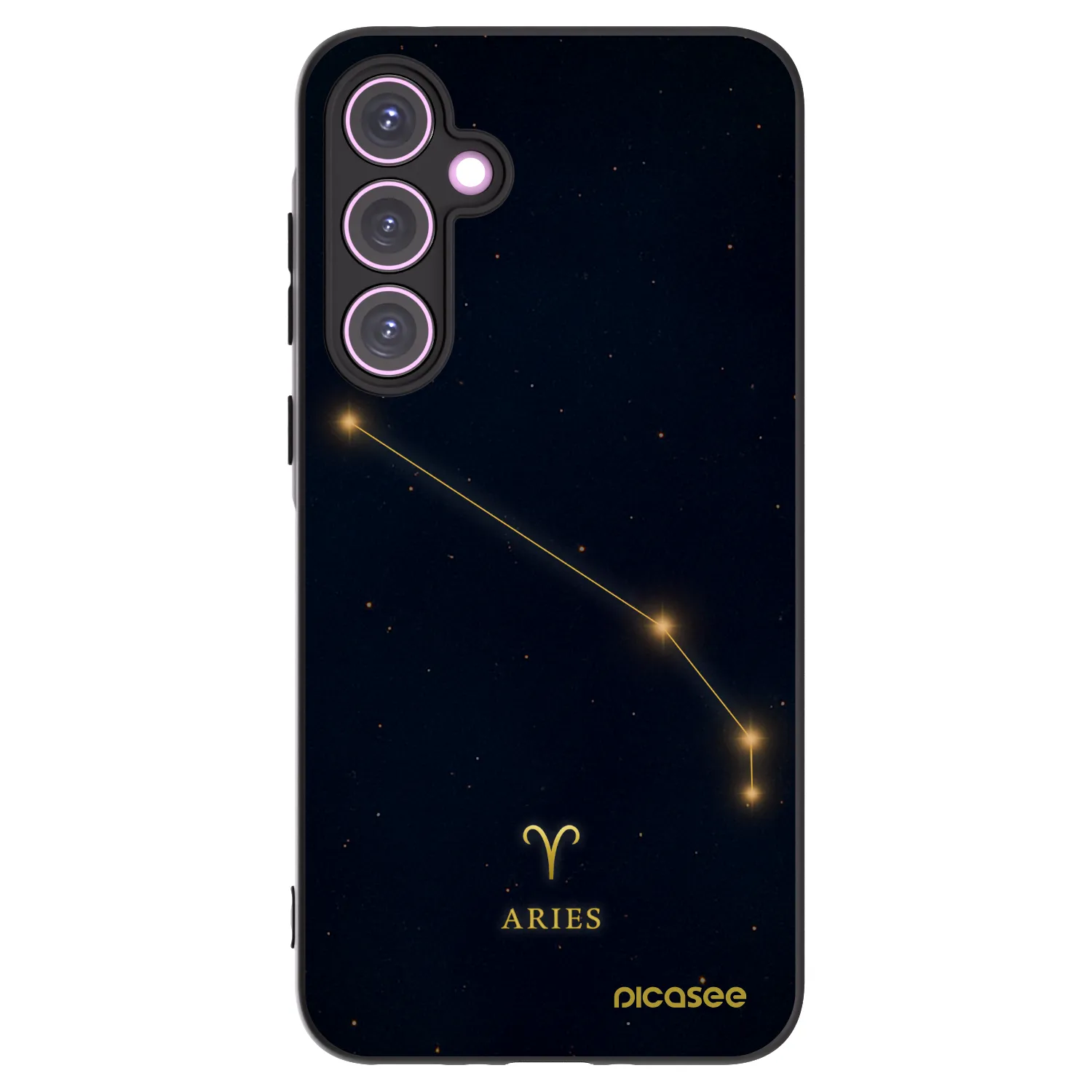 Picasee silikónový čierny obal pre Samsung Galaxy A35 5G A356B - ARIES