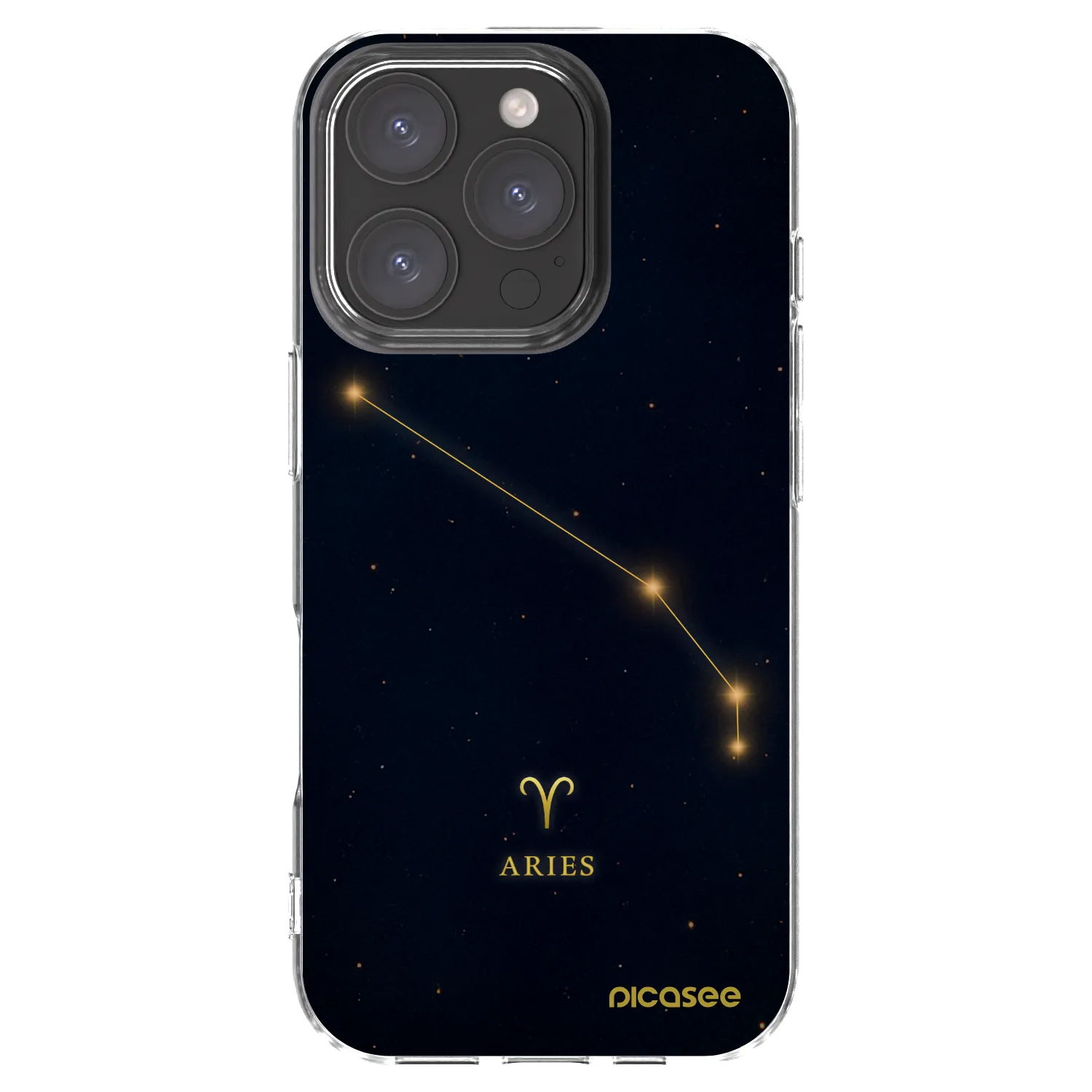 Picasee silikónový prehľadný obal pre Apple iPhone 16 Pro - ARIES