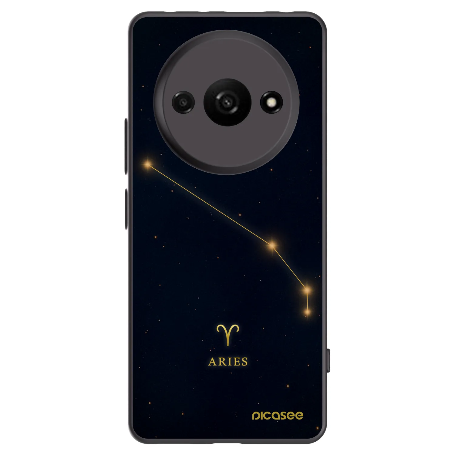 Picasee silikónový čierny obal pre Xiaomi Redmi A3 - ARIES