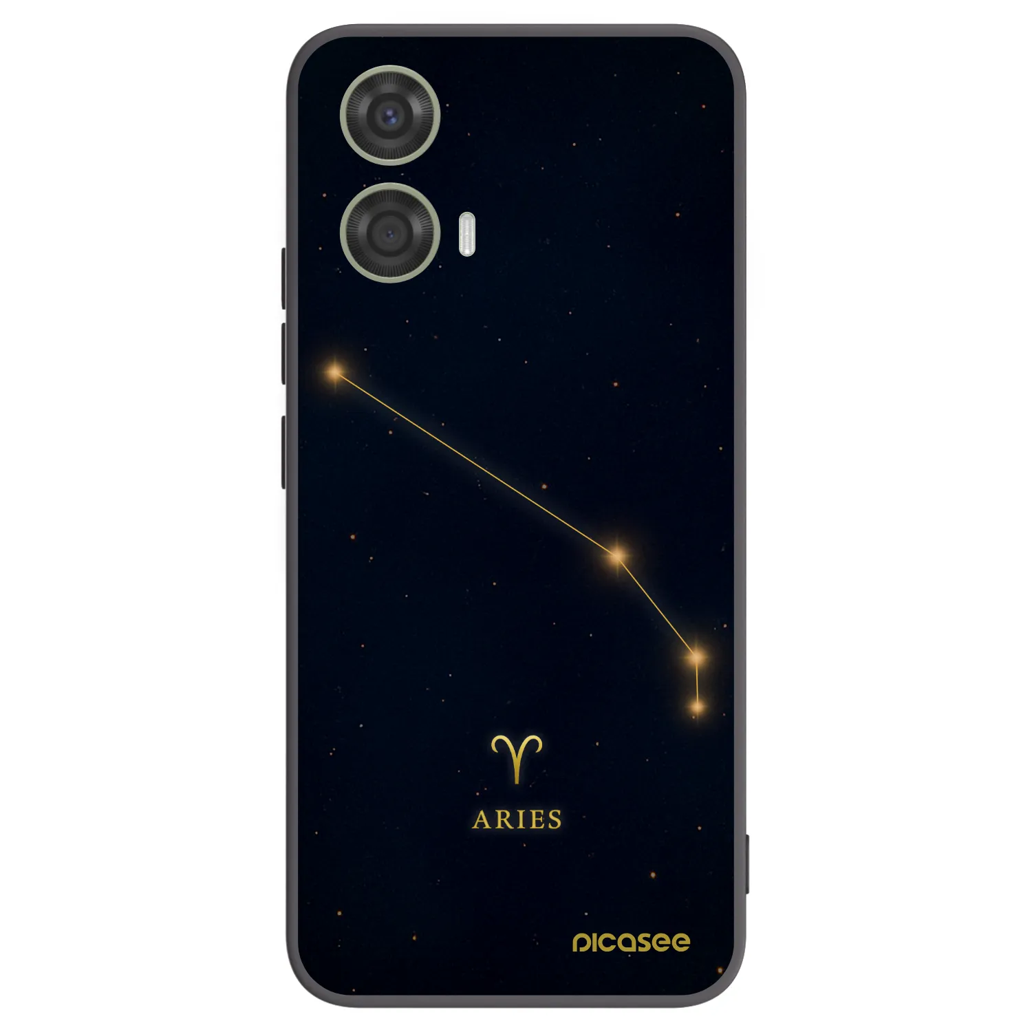 Picasee silikónový čierny obal pre Motorola Moto G24 - ARIES
