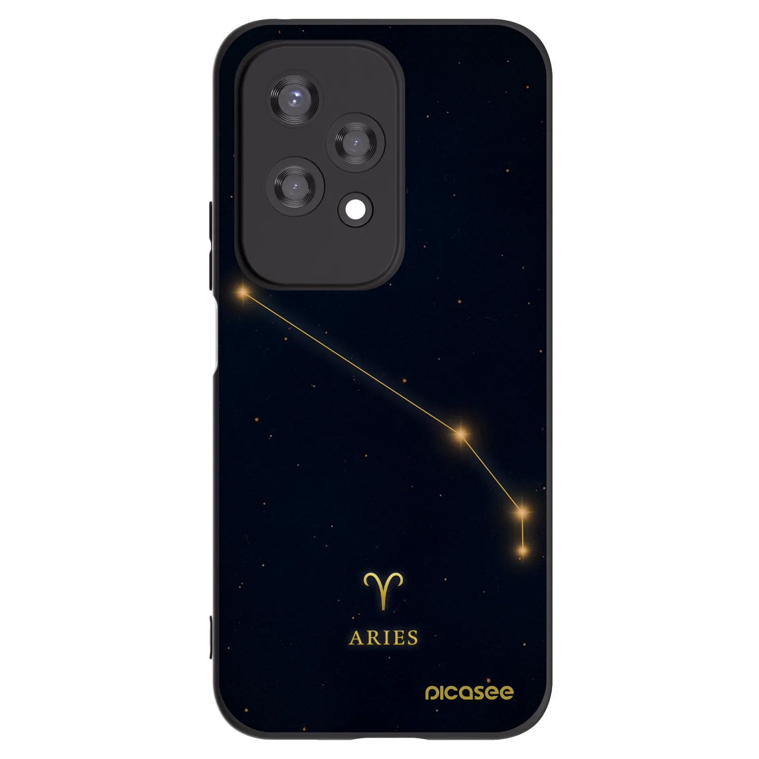 Picasee silikónový čierny obal pre Honor 200 Lite - ARIES