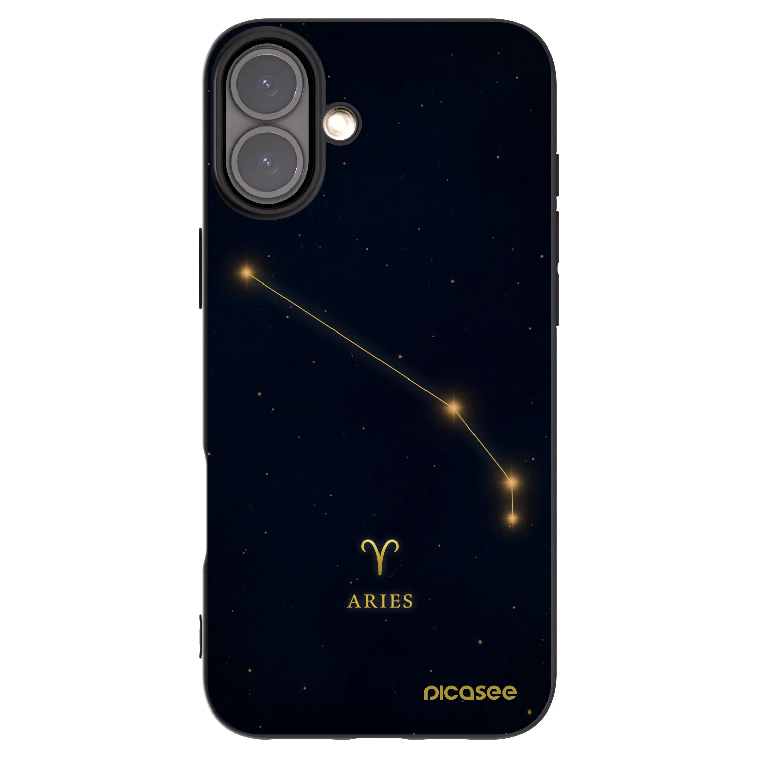 Picasee silikónový čierny obal pre Apple iPhone 16 Plus - ARIES