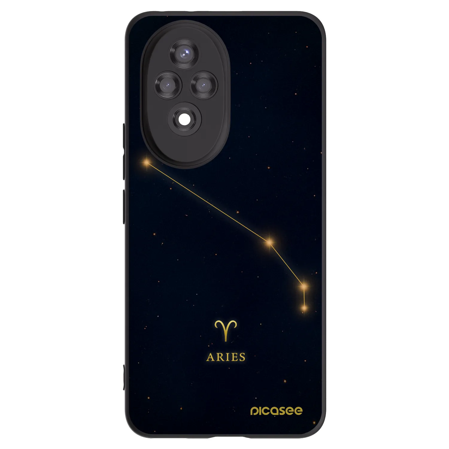Picasee silikónový čierny obal pre Honor 200 5G - ARIES