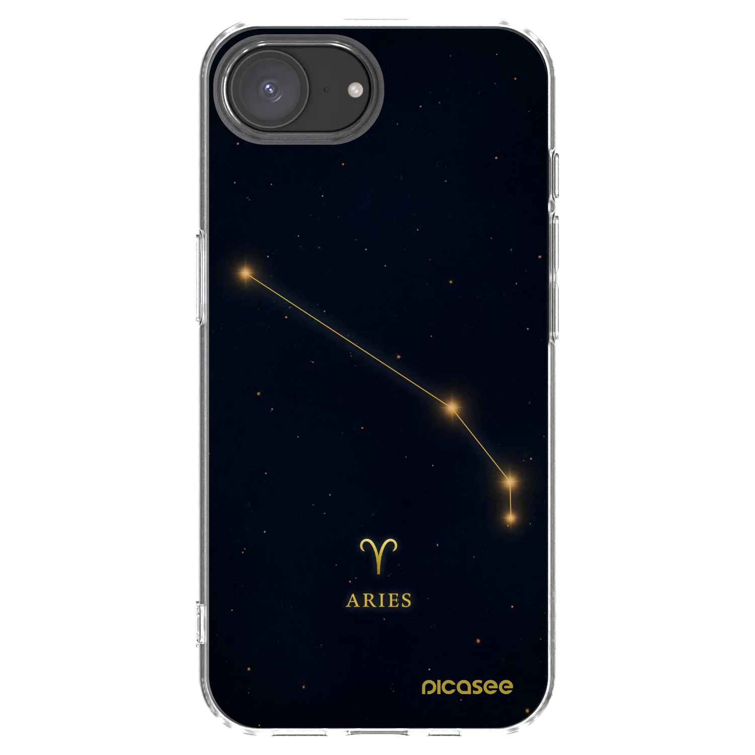 Picasee silikónový prehľadný obal pre Apple iPhone 16e - ARIES