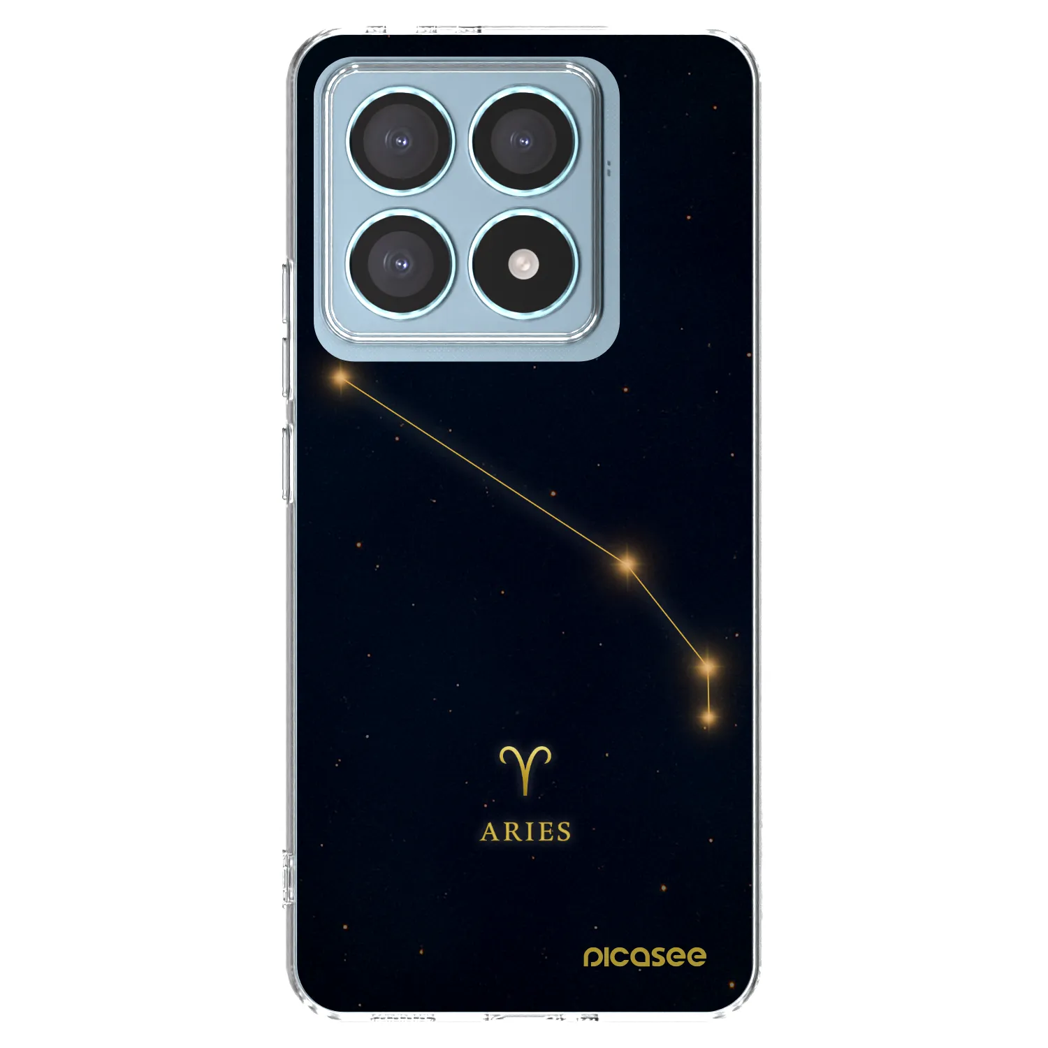 Picasee silikónový prehľadný obal pre Xiaomi 14T Pro - ARIES