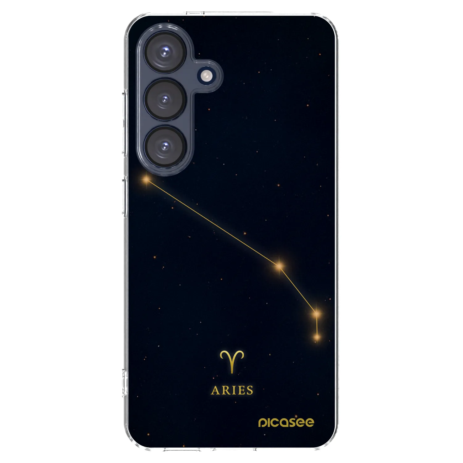Picasee silikónový prehľadný obal pre Samsung Galaxy S25 5G - ARIES