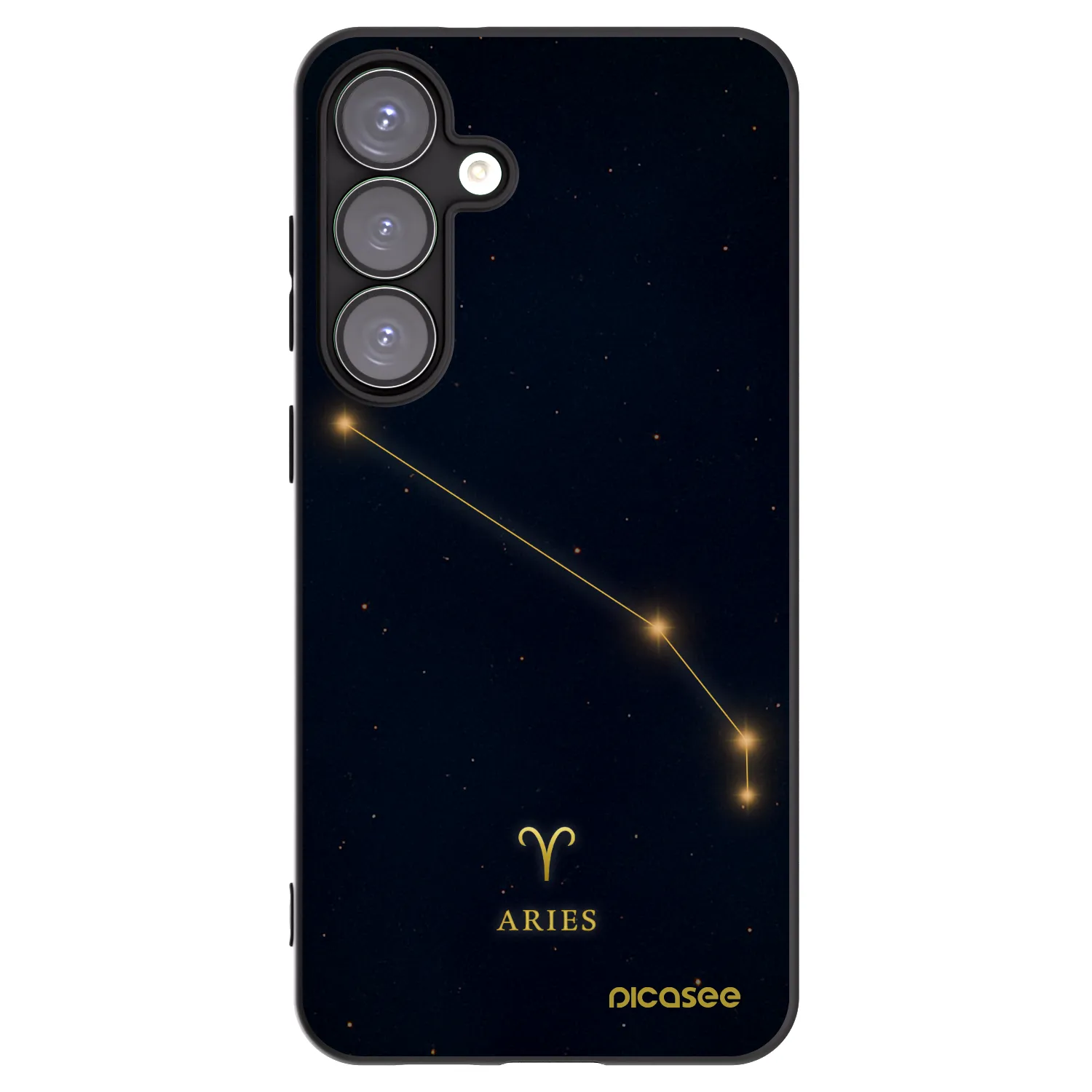 Picasee silikónový čierny obal pre Samsung Galaxy S25+ 5G - ARIES