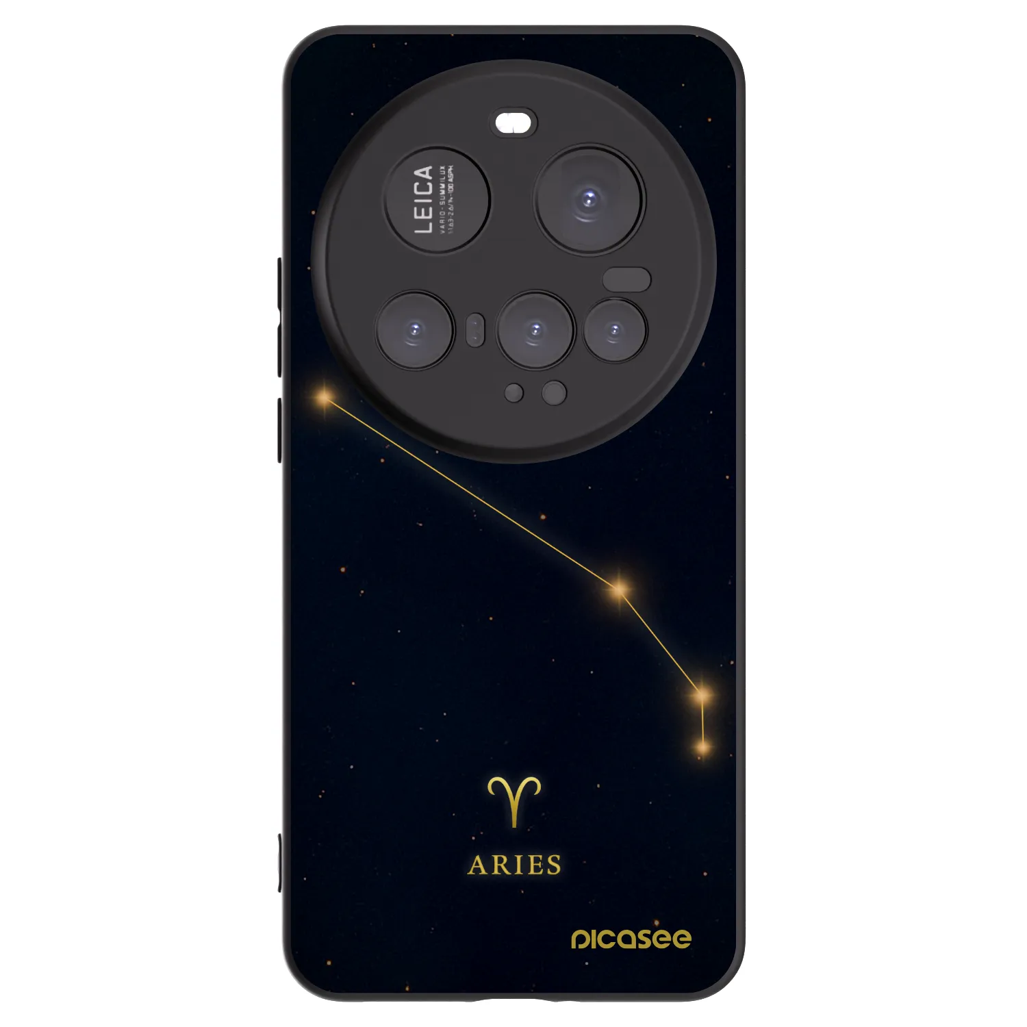 Picasee silikónový čierny obal pre Xiaomi 15 Ultra - ARIES