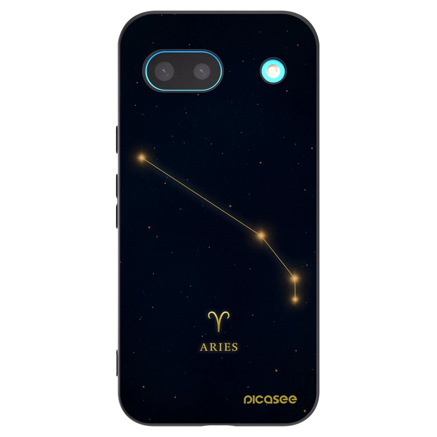 Picasee silikónový čierny obal pre Google Pixel 8a - ARIES