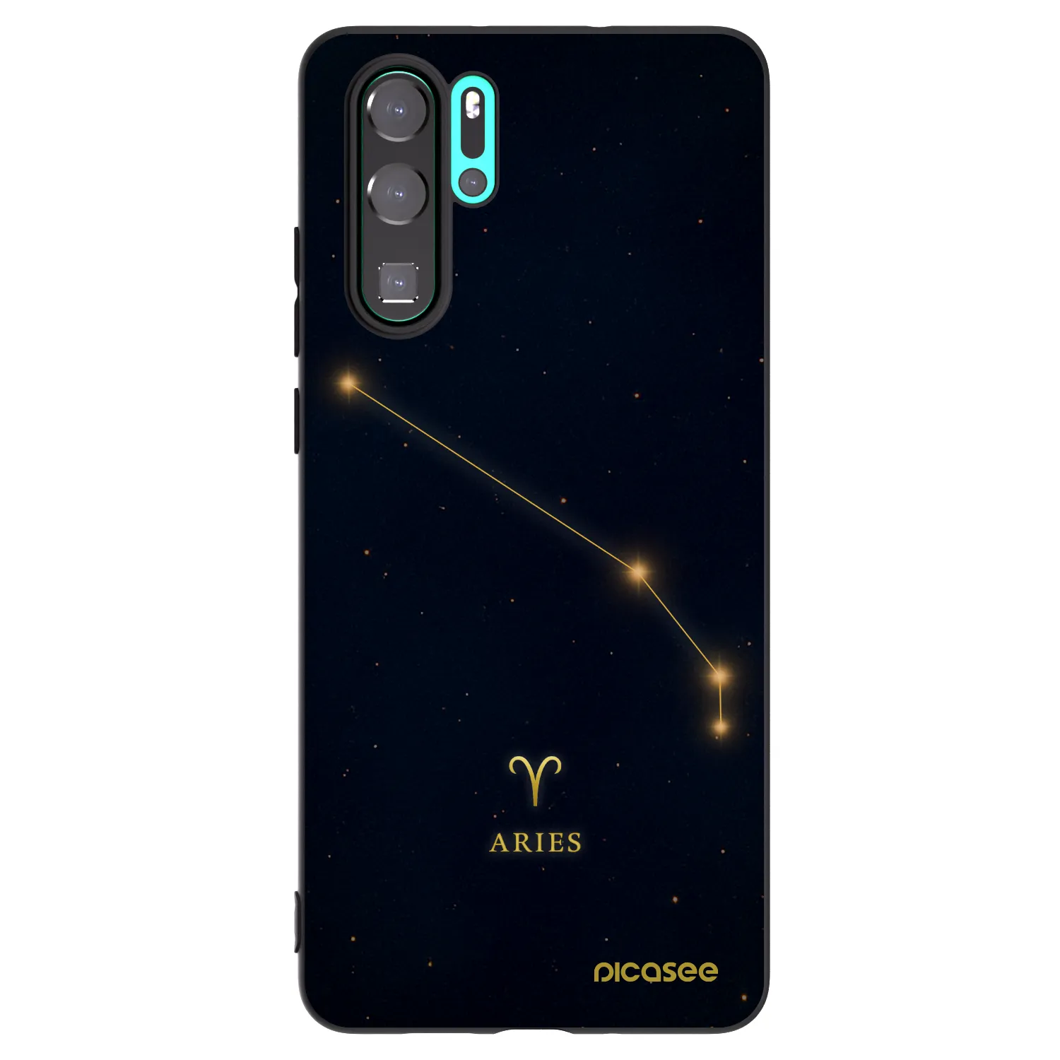 Picasee silikónový čierny obal pre Huawei P30 Pro - ARIES