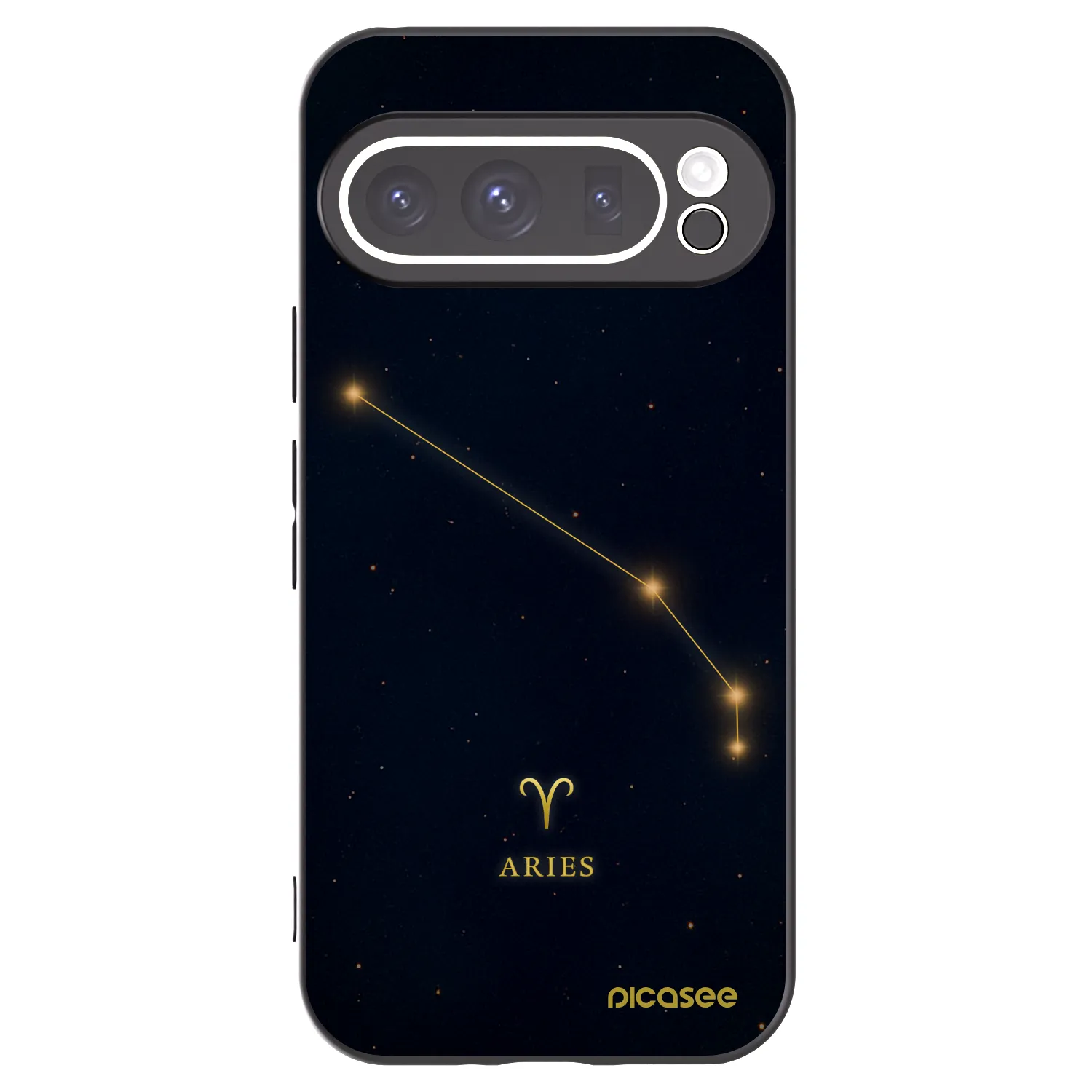 Picasee silikónový čierny obal pre Google Pixel 9 Pro - ARIES