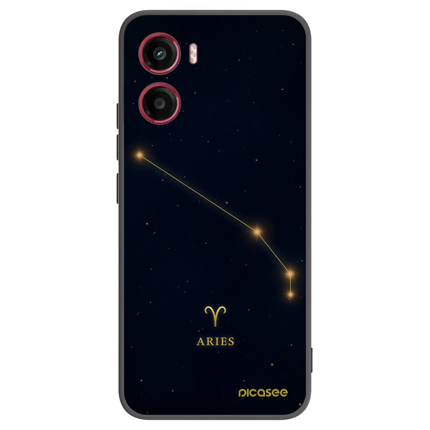 Picasee silikónový čierny obal pre Motorola Moto G05 - ARIES