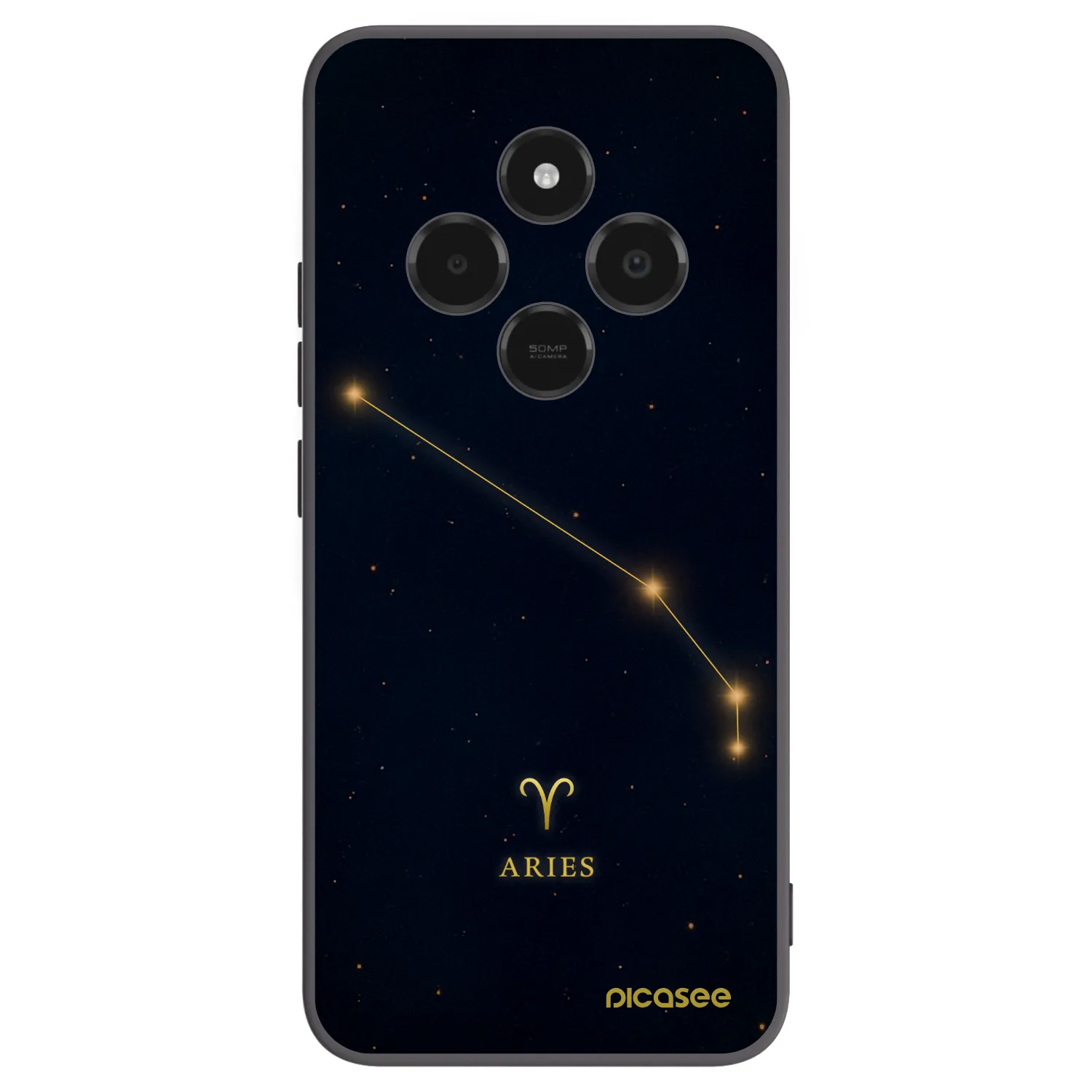 Picasee silikónový čierny obal pre Xiaomi Poco C75 - ARIES